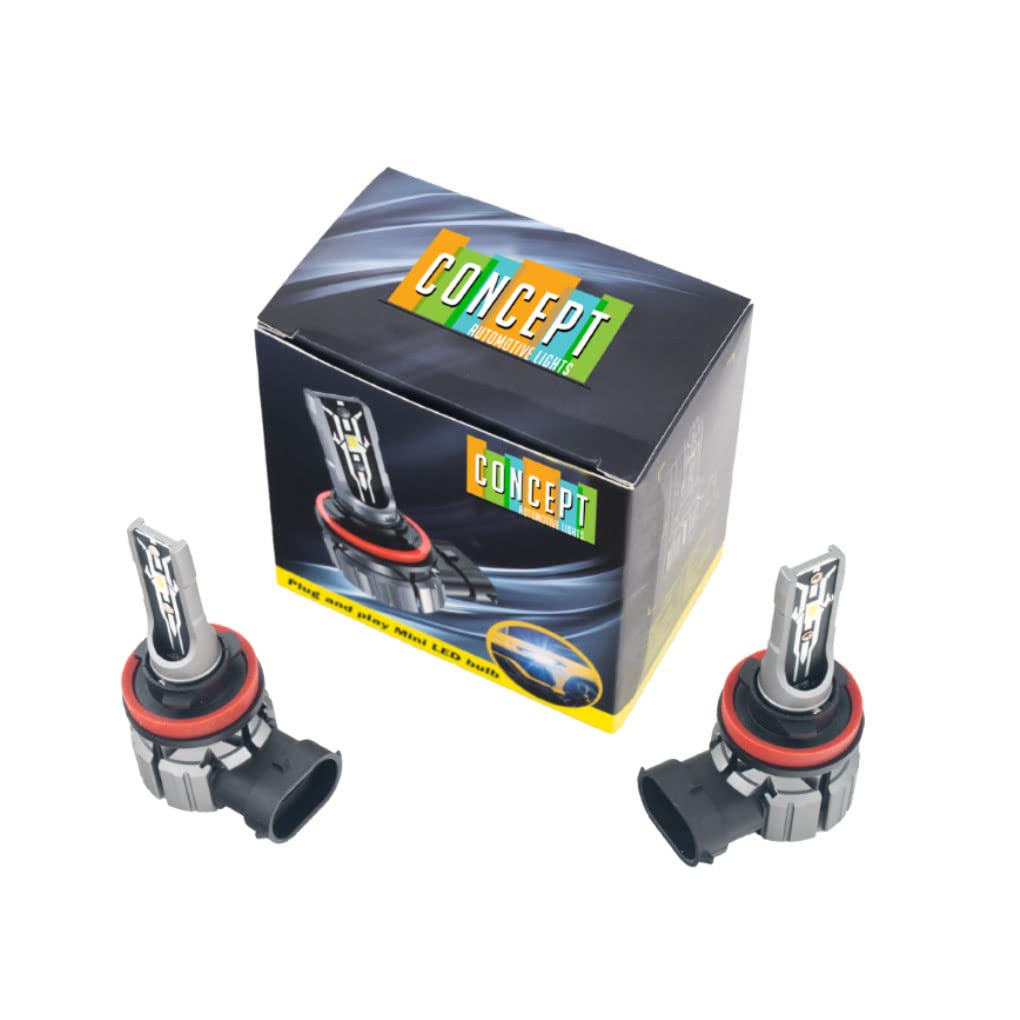 2017-2018 Ford F250 F350 Super Duty LED Fog Lights - Clear Lens Driving Lamps with Bright LED Bulbs - Perfect for Off-Roading, Night Driving & Bad Weather Conditions