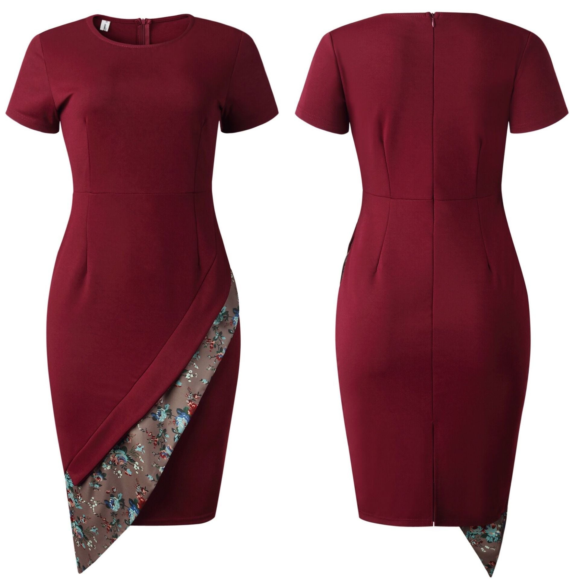 African Women's Fashion Dress Plus Size Short Sleeve Summer Dress - Perfect for Casual Wear, Beach Vacation & Party Outfits