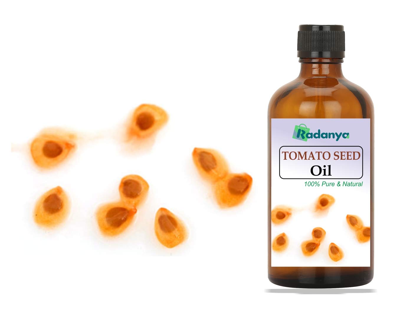 100% Pure Natural Tomato Seed Essential Oil for Aromatherapy, Skin & Hair Care - 3ML to 1000ML - Perfect for Massage, Diffusers & DIY Beauty Products