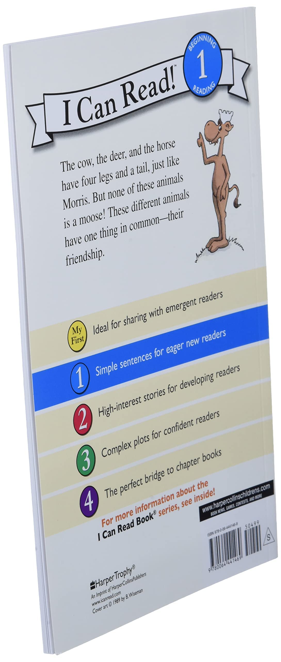 Morris the Moose - I Can Read Level 1 Book for Kids | Early Reader Storybook for Children Ages 4-8 | Perfect for Bedtime Stories & Classroom Reading