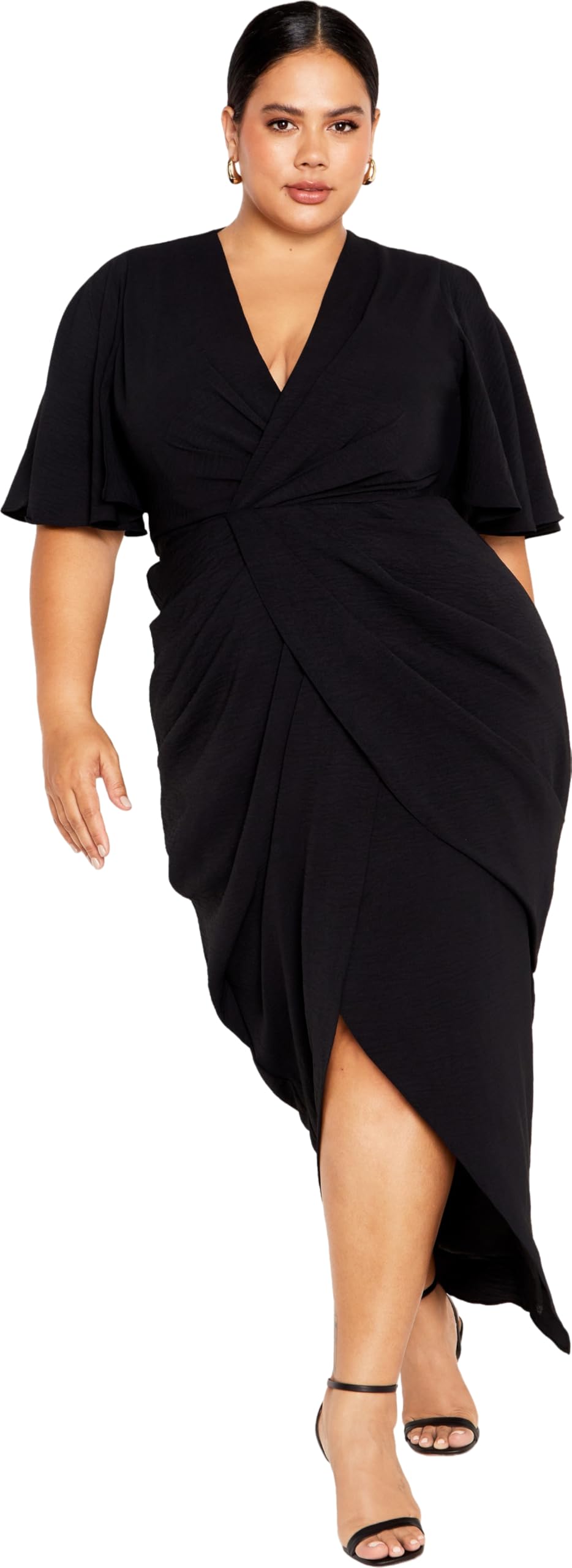 Braelynn Plus Size Maxi Dress for Women - Flowy Long Summer Dress with Pockets, Perfect for Beach, Vacation & Casual Outings
