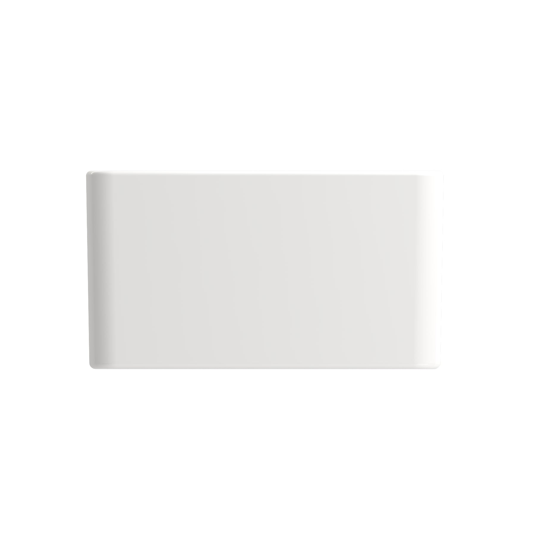BOCCHI CLASSICO 20 Fireclay Farmhouse Single Bowl Kitchen Sink with Protective Bottom Grid and Strainer