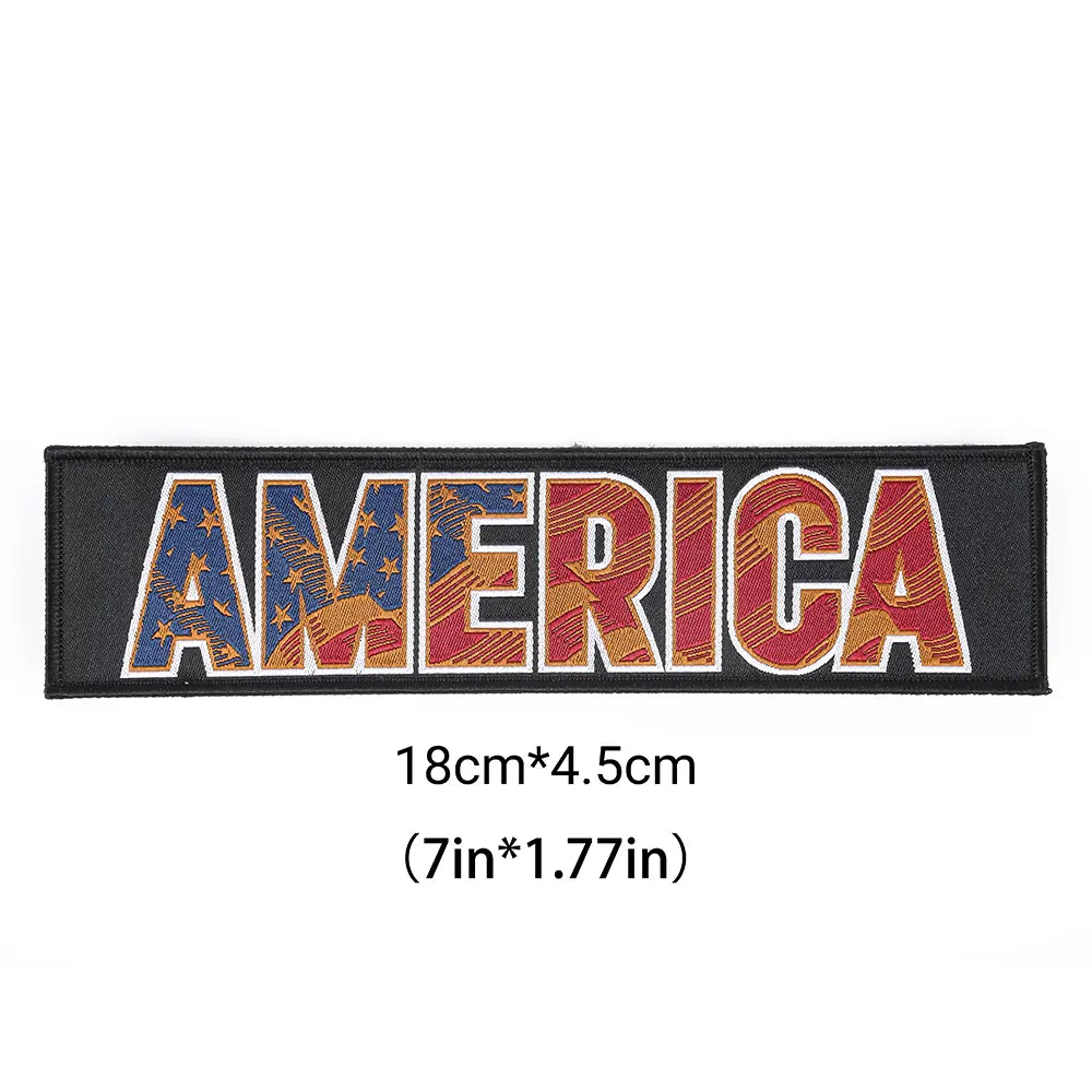 Custom Embroidered Velcro Patches - Iron On & Sew On Badges for Jackets, Hats, Bags - Perfect for DIY, Military, Police, Scouts & Uniforms