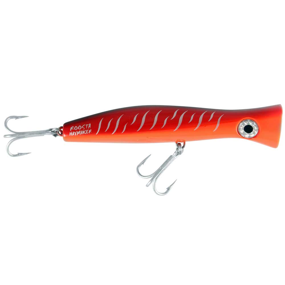 Halco RP195 Roosta Popper Haymaker Fishing Lure - Topwater Bass Fishing Bait for Freshwater & Saltwater - Perfect for Early Morning or Late Evening Fishing Trips