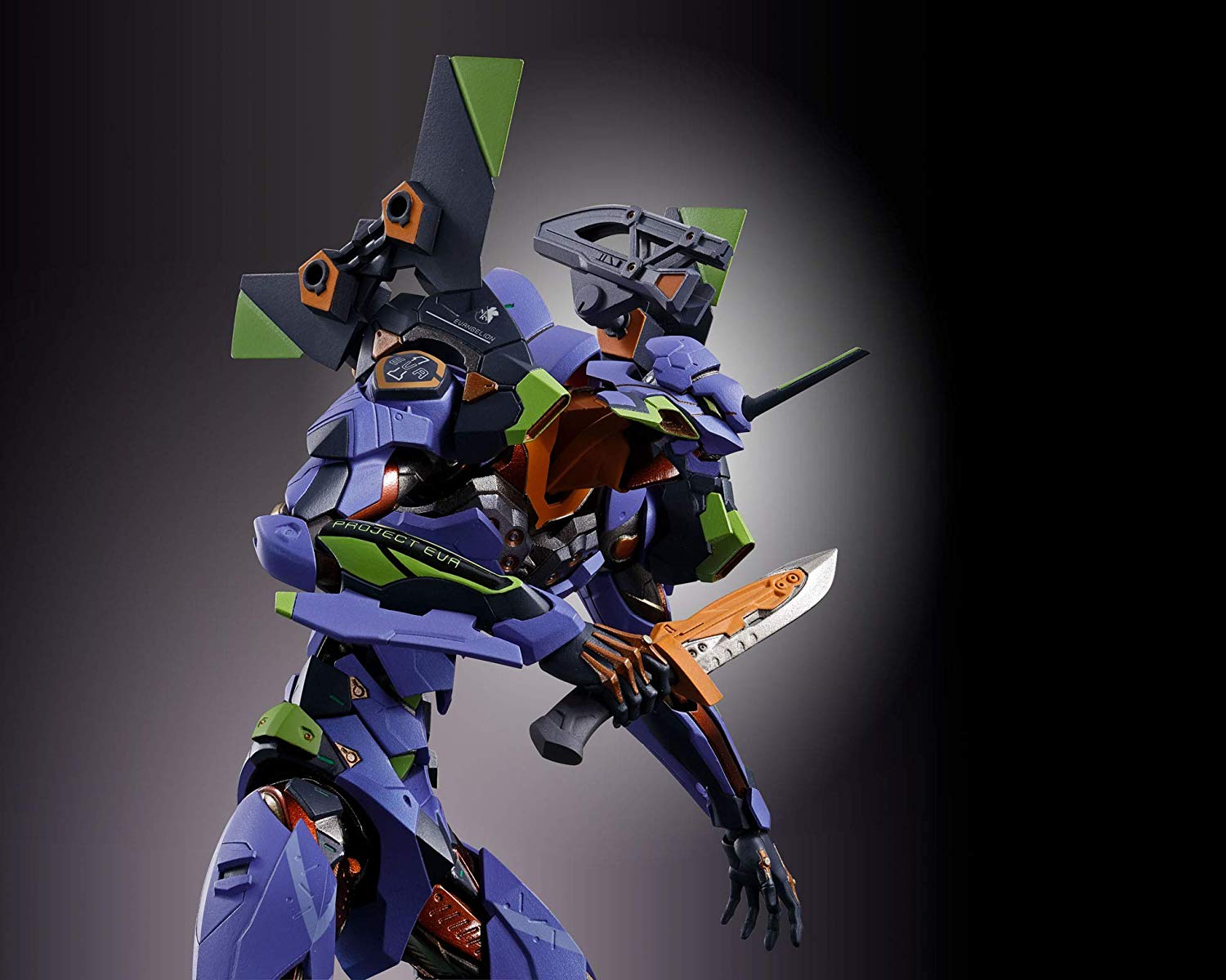 Bandai Metal Build Evangelion EVA-01 Test Type Action Figure - Neon Genesis Evangelion Collectible Model for Anime Fans & Display