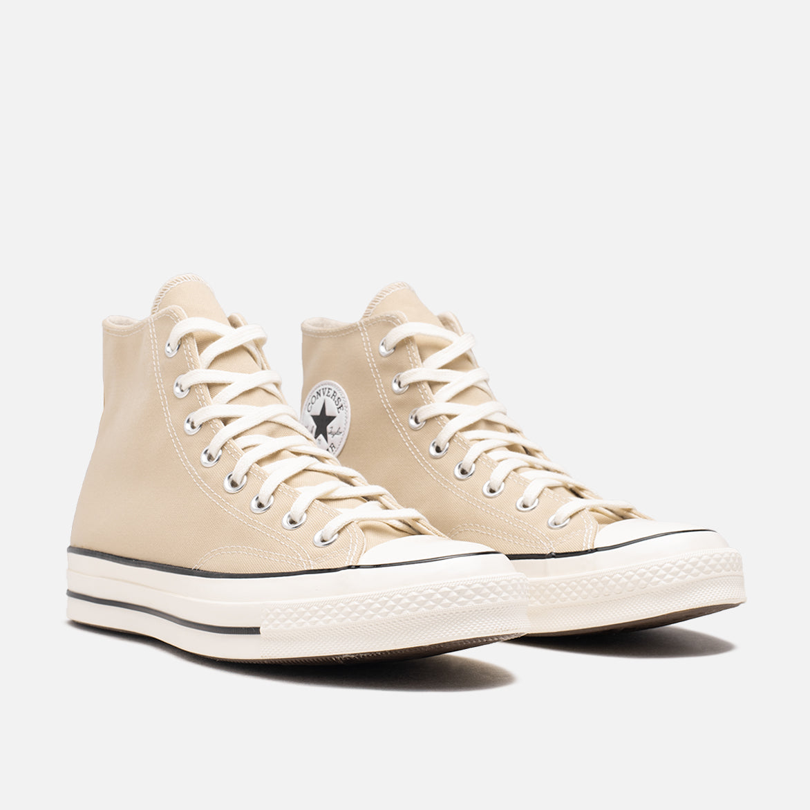Chuck 70 Hi Oat Milk Sneakers - Classic High-Top Canvas Shoes for Men & Women | Perfect for Casual Wear, Street Style & Skateboarding
