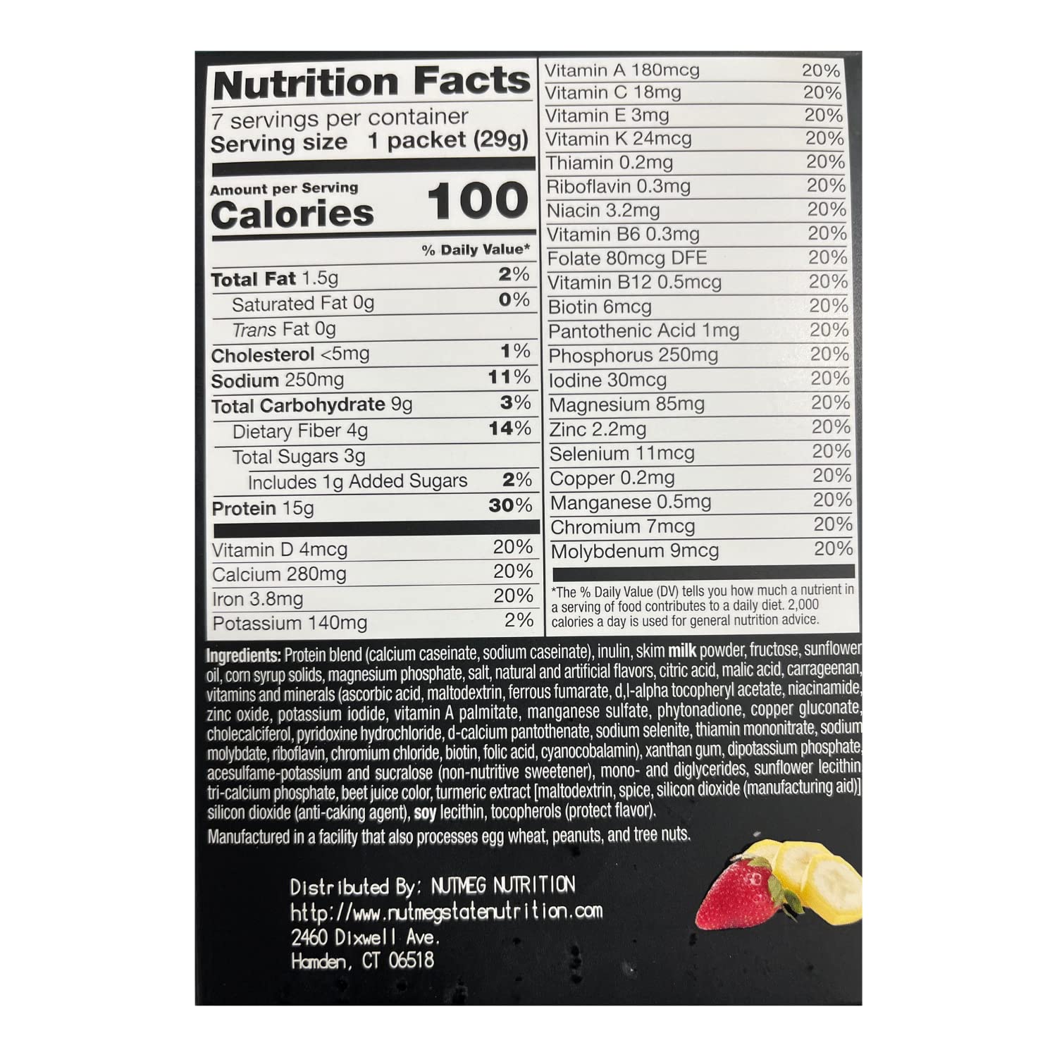 High Protein Strawberry Banana Pudding & Shake Mix 3 Pack - 15g Protein, Low Calorie, Low Fat, Low Carb, Aspartame Free, Ideal for Meal Replacement - 7 Servings per Box (3 Pack) | Perfect for Post-Workout Recovery, Weight Management & Healthy Snacking