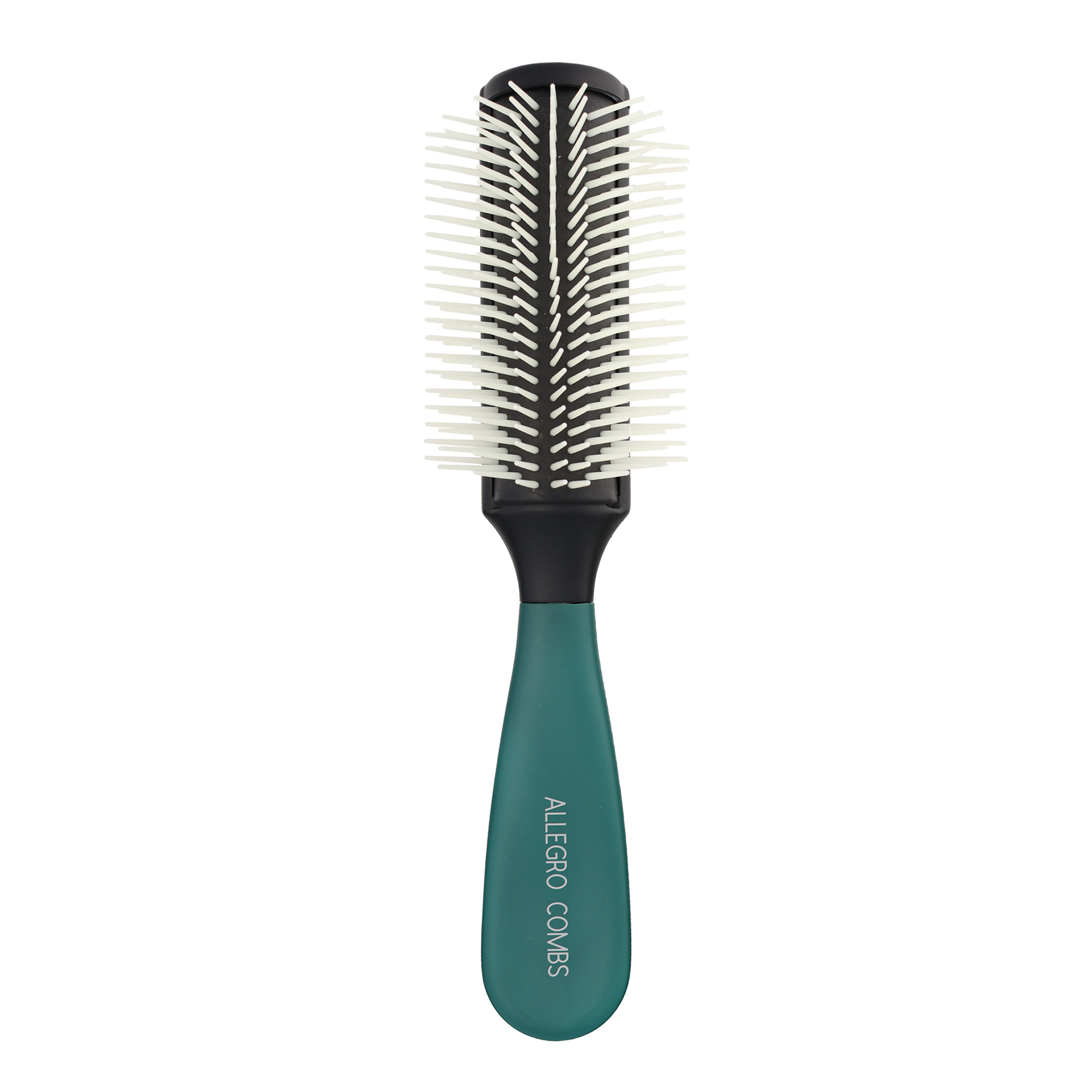Allegro Combs Gripforte Detangler Hair Brush - Professional Styling Tool for All Hair Types & Ages | Perfect for Wet/Dry Hair, Kids & Adults, Home & Travel Use