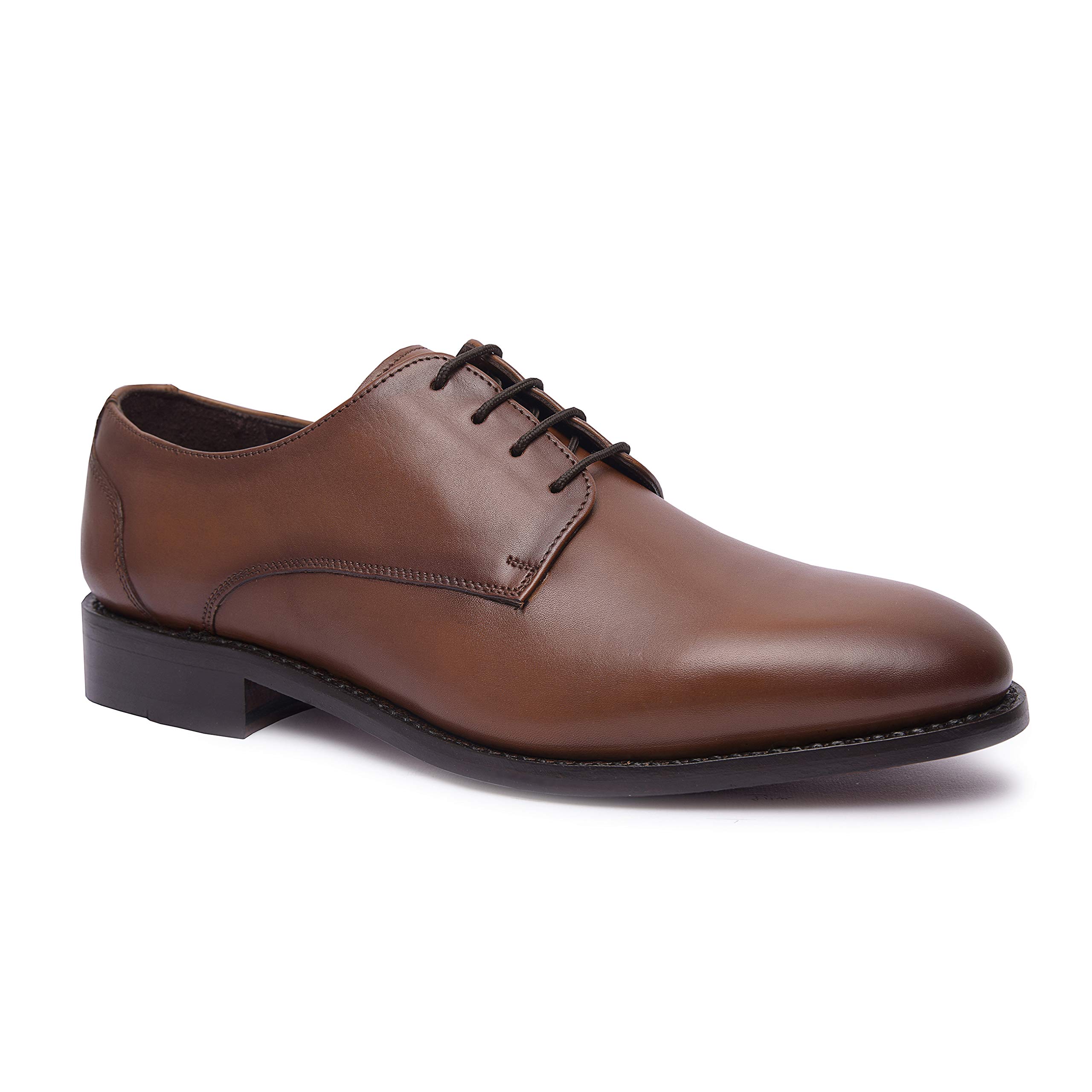 Premium Genuine Leather Oxford Dress Shoes for Men | Handcrafted Goodyear Welted Cap Toe Formal Shoes | Wedding & Business Attire | Luxury Leather Sole Mens Shoes for Office, Parties & Special Occasions