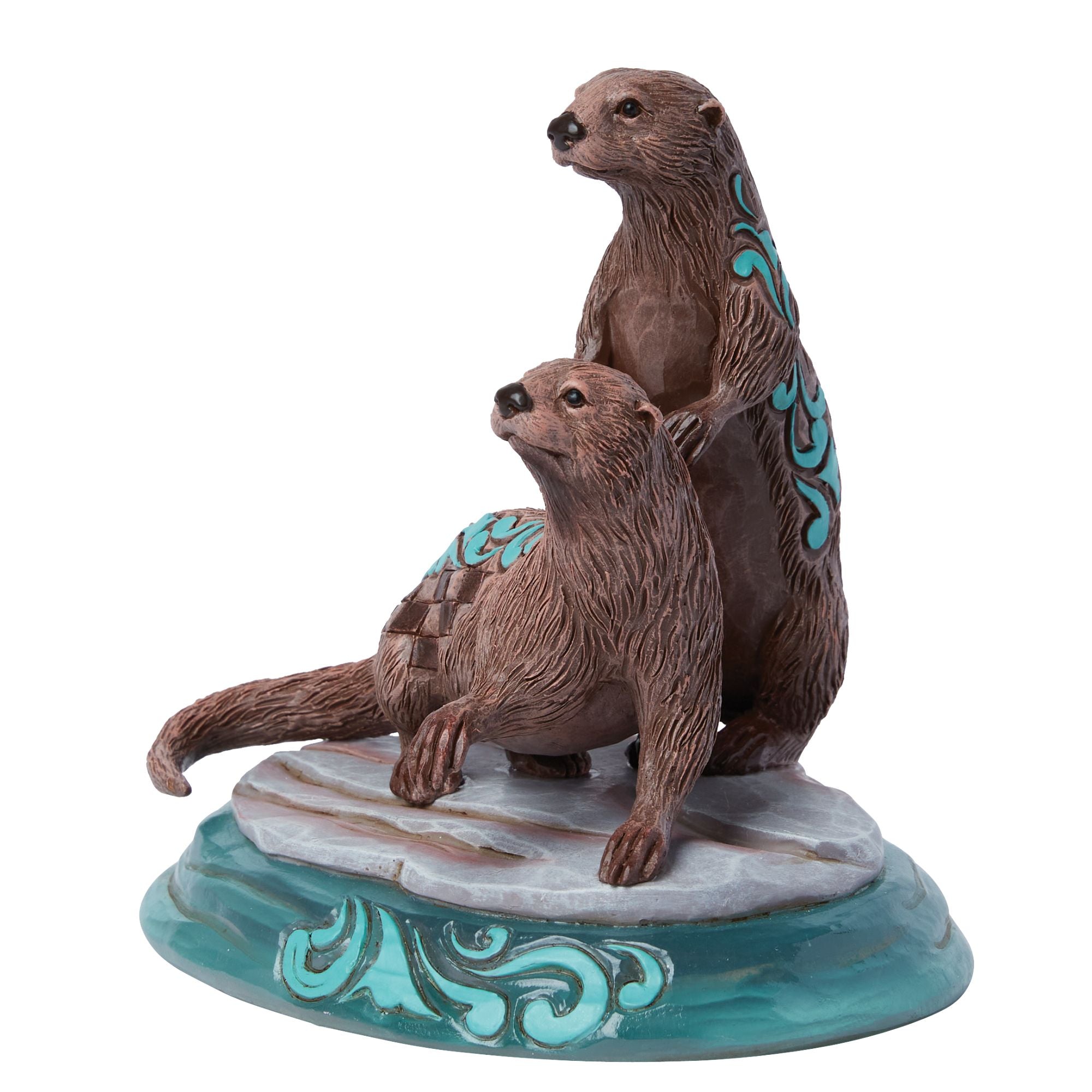 River Otter Pair - Adorable Handmade Plush Otter Duo for Kids & Collectors - Perfect for Nursery Decor, Birthday Gifts & Animal Lovers