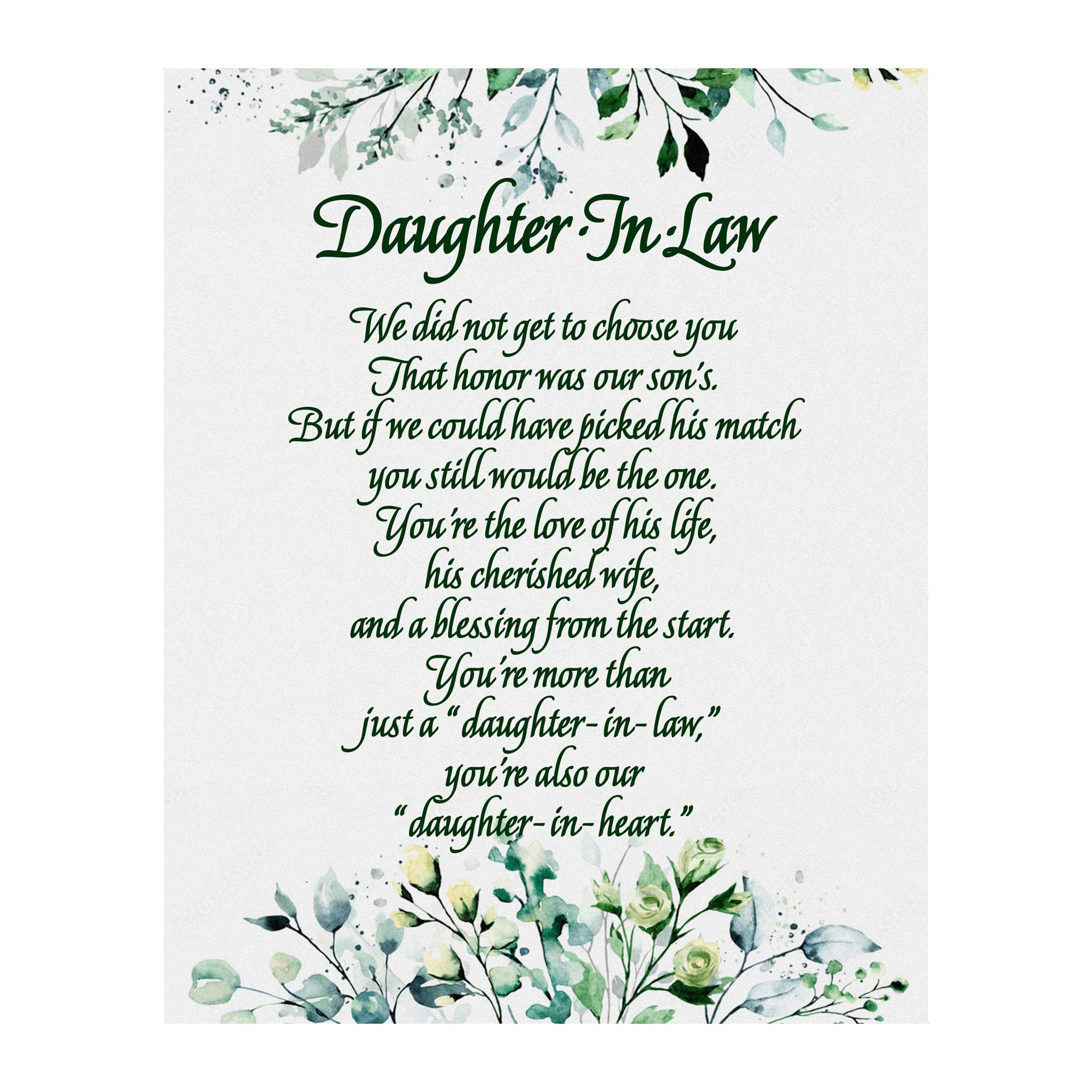 Inspirational Flower Wall Art Print - Motivational & Heartfelt Home Decor for Living Room, Office, Bedroom - 8x10 Unframed Poetic Wall Hanging - Perfect for Housewarming Gifts & Room Aesthetics