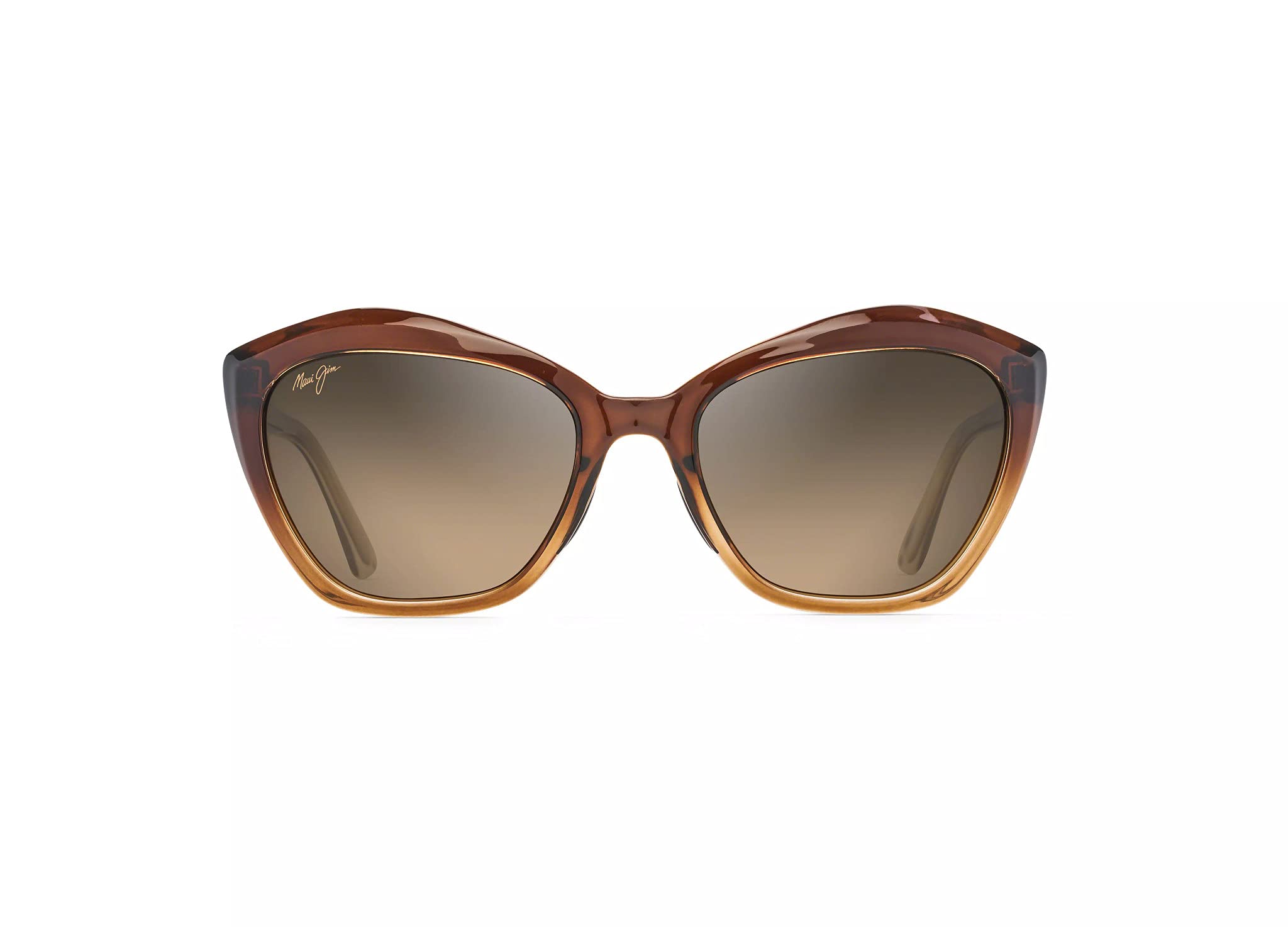 Maui Jim Women's Lotus Polarized Cat Eye Sunglasses – UV Protection, Stylish & Lightweight for Beach, Driving & Outdoor Activities