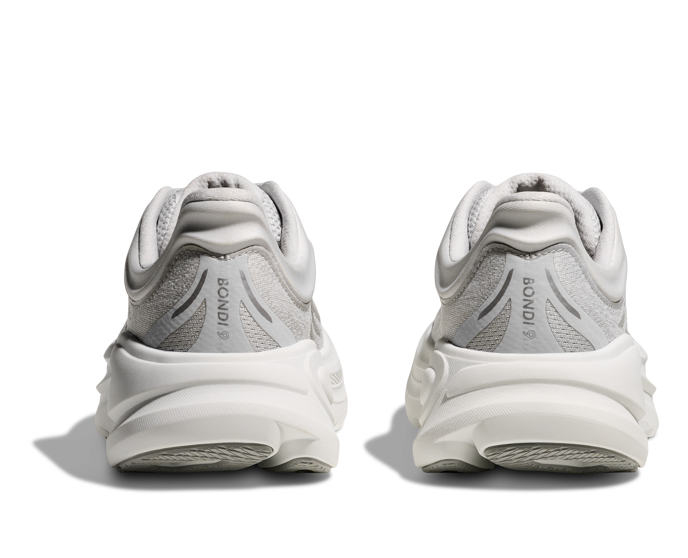 Hoka Women's Bondi 9 Running Shoes - Stardust/Silver | Cushioned Comfort for Road Running, Walking & All-Day Wear