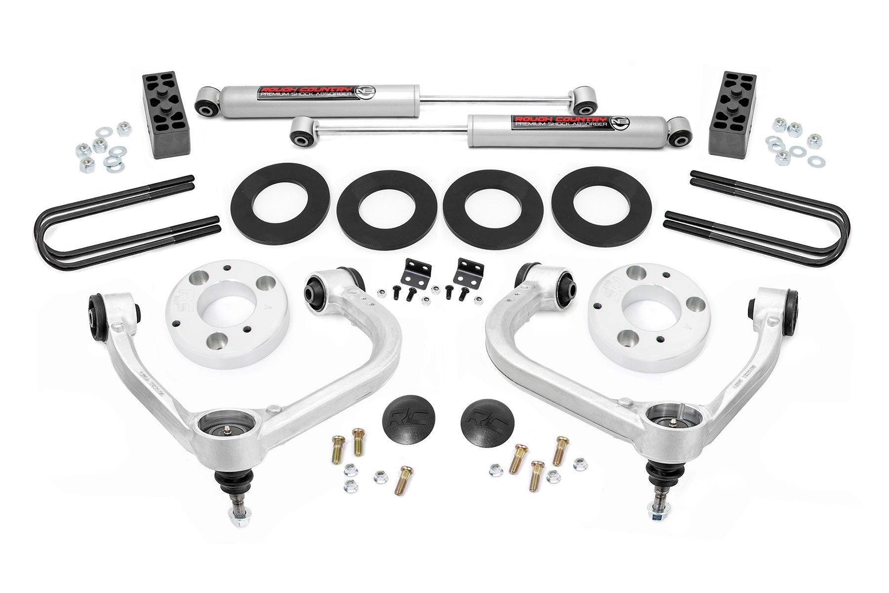3 Inch Lift Kit with Forged Upper Control Arms for 2021-2025 Ford F-150 4WD | Heavy-Duty Off-Road Suspension Upgrade | Perfect for Truck Enthusiasts & Overlanding Adventures