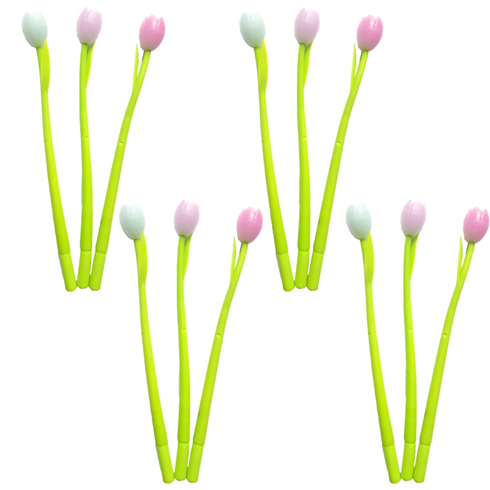 Perezy 28Pcs Color Changing Flower Gel Pens - 0.5mm Fine Point Black Ink Pens for Kids, Adults, Office & School Supplies - Perfect for Note Taking, Journaling, Art Projects & Gift Giving