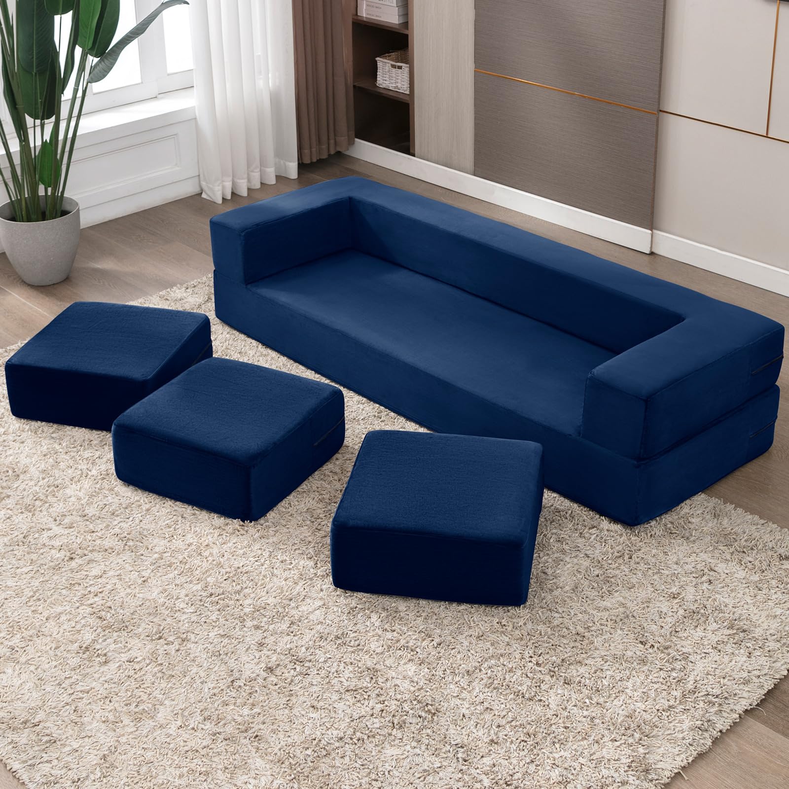 iJuicy Convertible Floor Sofa Bed - 9.8