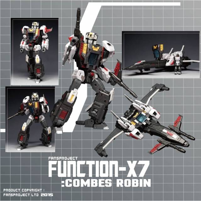 Fansproject Function X 7 Combes Robin X 08 Collectible Action Figure - Perfect for Display, Gifts, and Transformers Fans Collection
