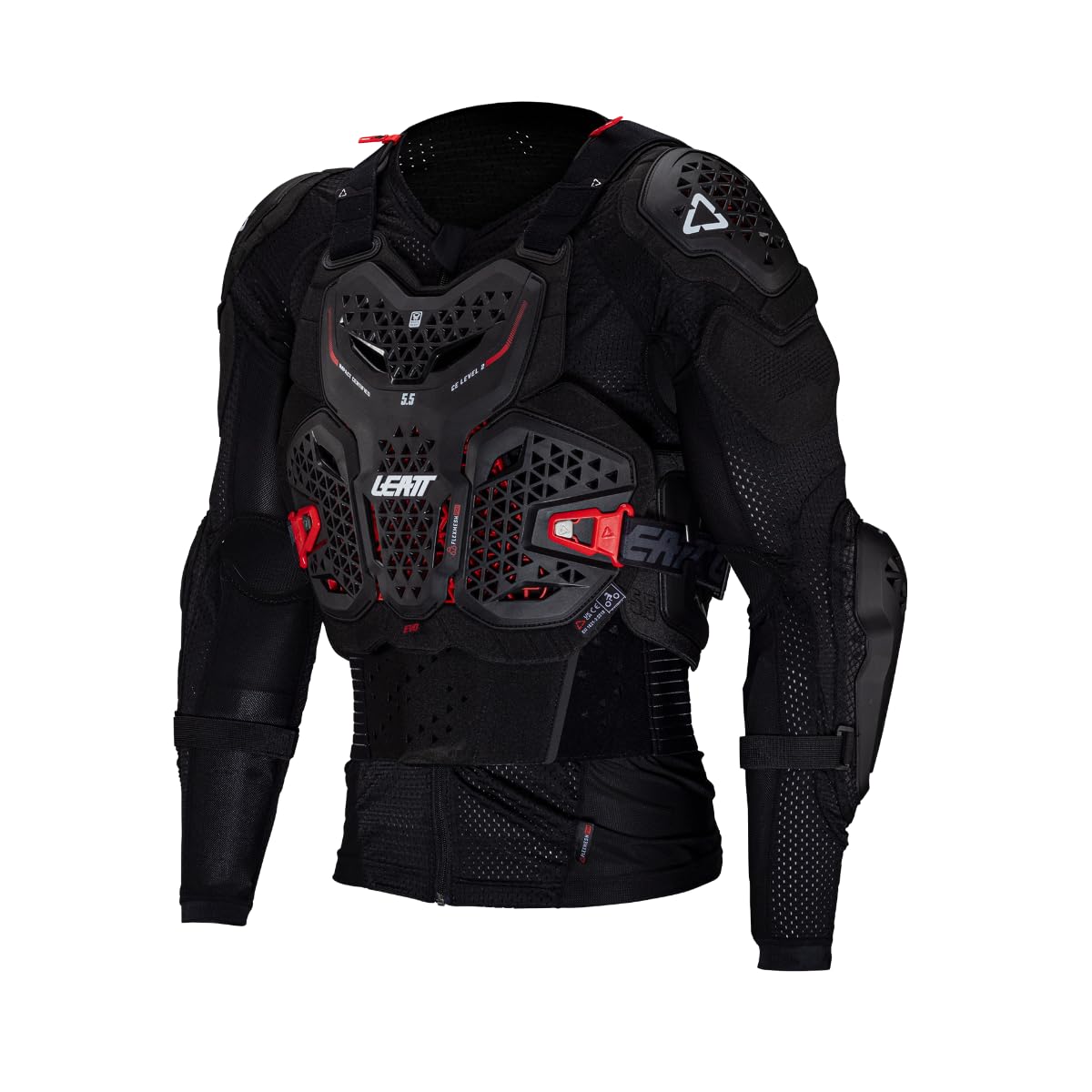 Leatt Body Protector 5.5 Evo - CE Certified Motocross Chest Protector for Off-Road & MX Racing - Impact Protection for Dirt Bike, ATV & Adventure Riding