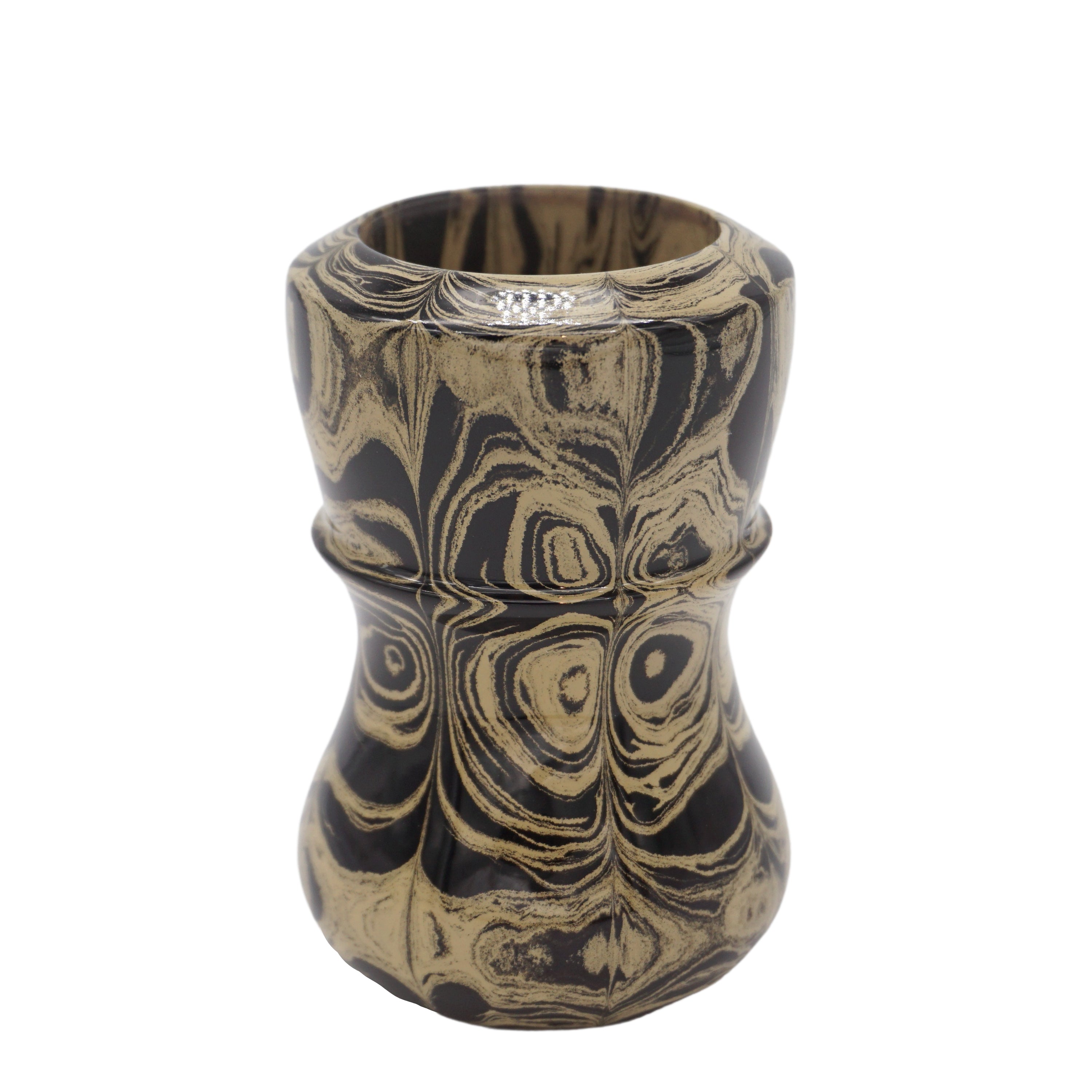 Premium Sand Ebonite Handcrafted Shaving Brush Handle - Fits 24mm & 26mm Knots - Perfect for Wet Shaving & Grooming Gifts for Men