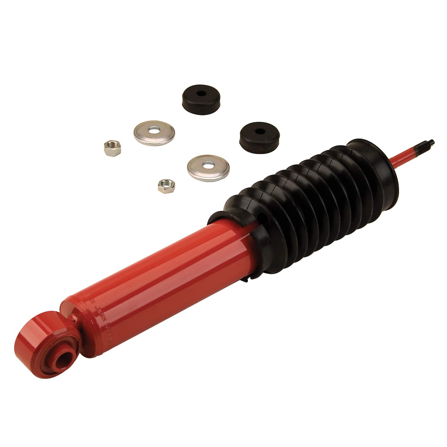 KYB 565015 MonoMax Gas Shock Absorber - Red - Heavy-Duty Performance for Trucks, SUVs, and Off-Road Vehicles - Smooth Ride & Enhanced Stability