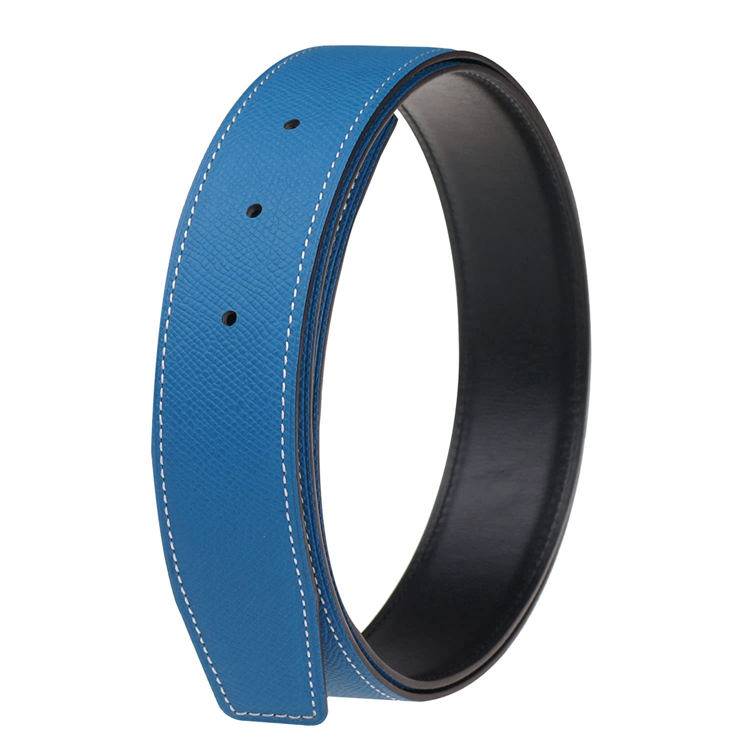 Premium Full Grain Cow Leather Belt Strap - 32mm Wide, No Buckle, Durable Replacement for Men & Women | Ideal for Casual, Office & Formal Wear