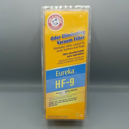 ARM & HAMMER Eureka HF 9 HEPA Air Filter for Allergies & Dust - Replacement Filter for Eureka Vacuum Cleaners - Perfect for Pet Hair, Pollen & Home Air Purification