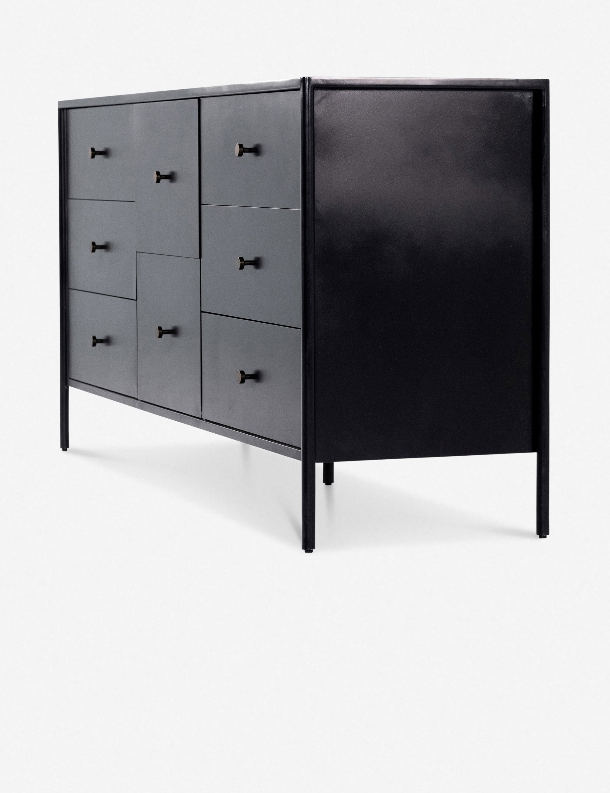 Mathus 8 Drawer Dresser - Modern Wooden Chest of Drawers for Bedroom Storage Organizer | Perfect for Bedroom, Nursery, Dorm Room & Closet Organization