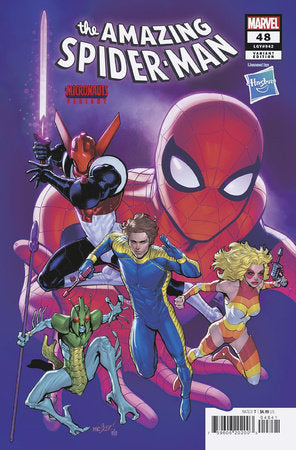 Amazing Spider-Man #48 D David Marquez Micronauts Variant - Marvel Comic Book (April 2024) | Collectible Edition for Comic Fans & Marvel Enthusiasts | Perfect for Display, Gifts & Investment