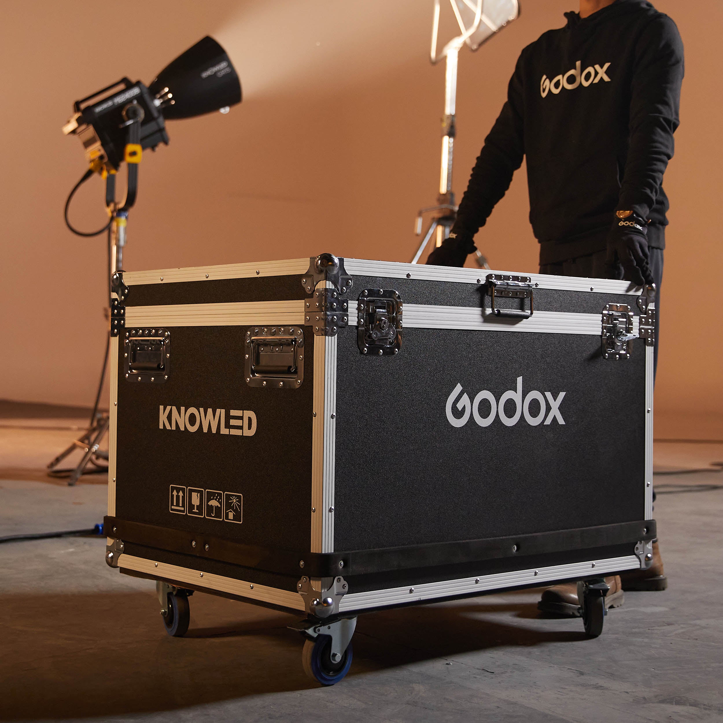 GODOX KNOWLED MG2400Bi Flight Case FC05 - Durable Hard Carrying Case for Studio & Outdoor Photography - Perfect for Travel, Events & Professional Use