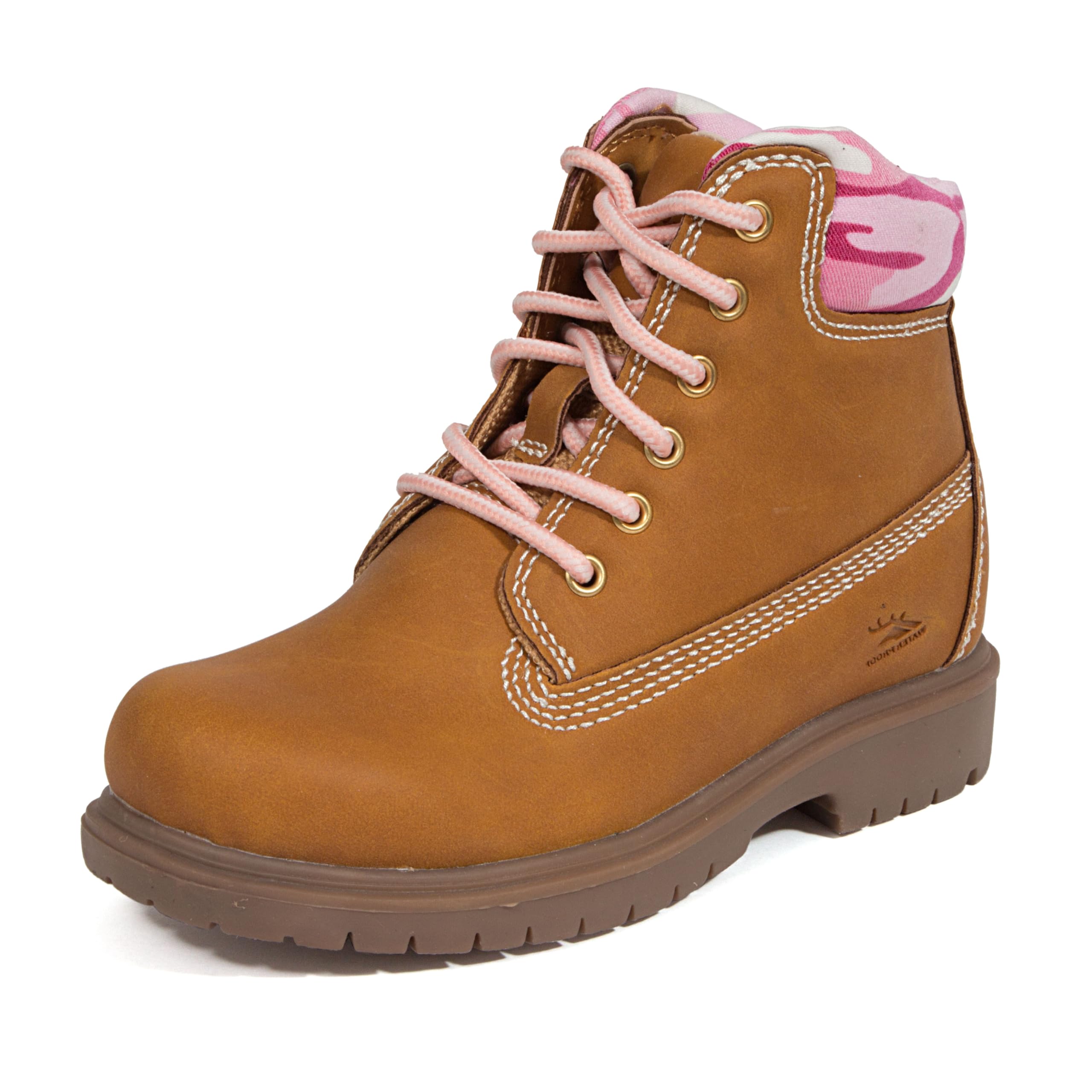 Deer Stags Kids' Mak2 Waterproof Work Boots for Boys & Girls - Steel Toe Safety Shoes for Outdoor, Hiking & Construction Play - Durable Non-Slip Rubber Sole