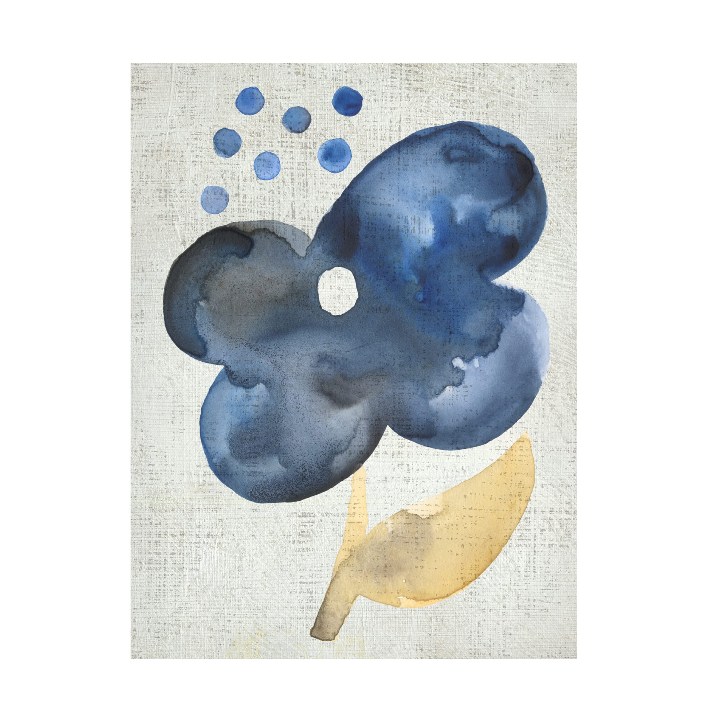 Trademark Fine Art 'Sea Flower III' Canvas Wall Art Print by Chariklia Zarris - Vibrant Coastal Home Decor for Living Room, Bedroom & Office