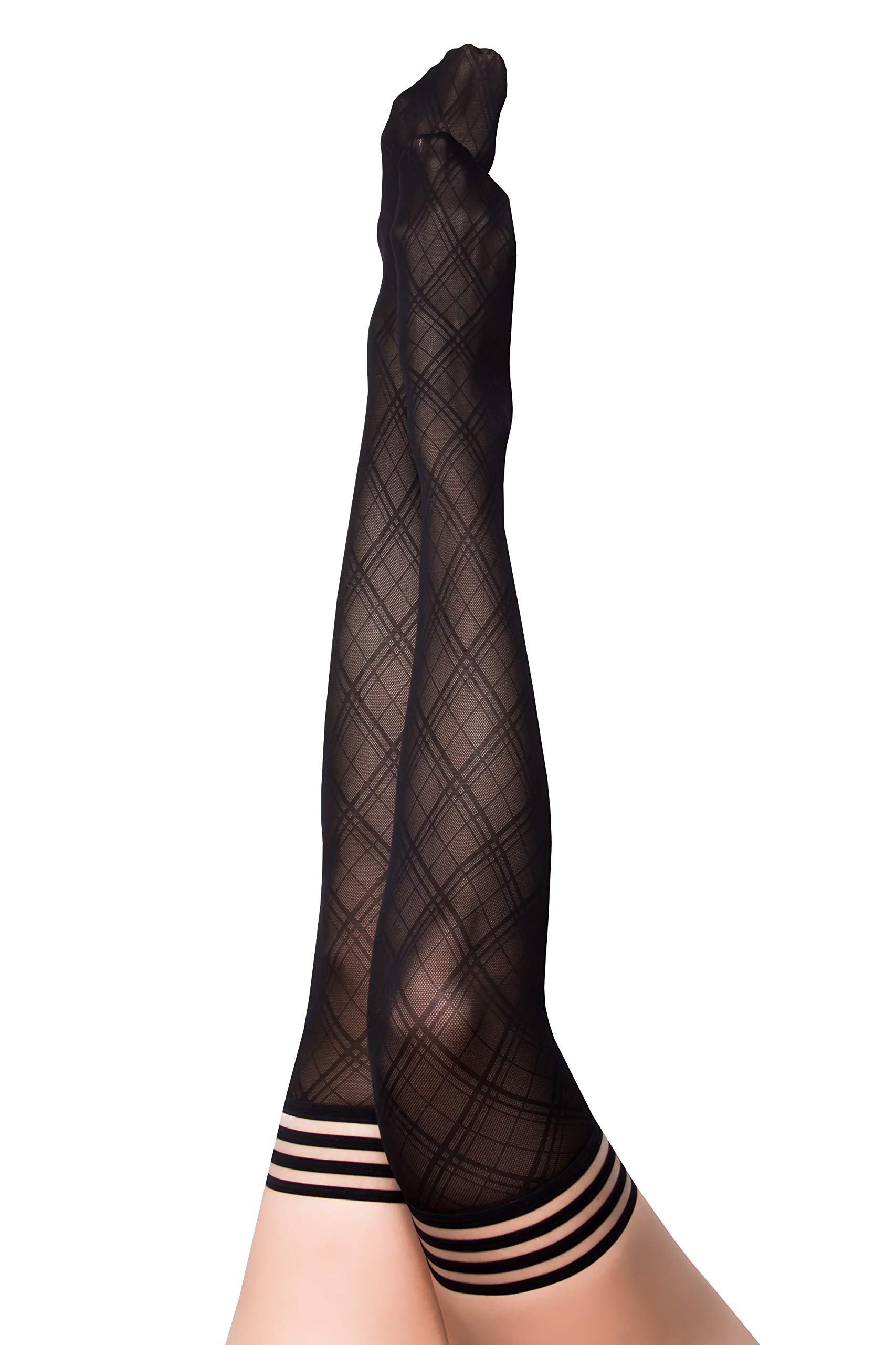 Kix'ies Women's Thigh High Stockings - Comfortable Maternity Lingerie & Pantyhose for Pregnancy | Perfect for Work, Date Night & Special Occasions