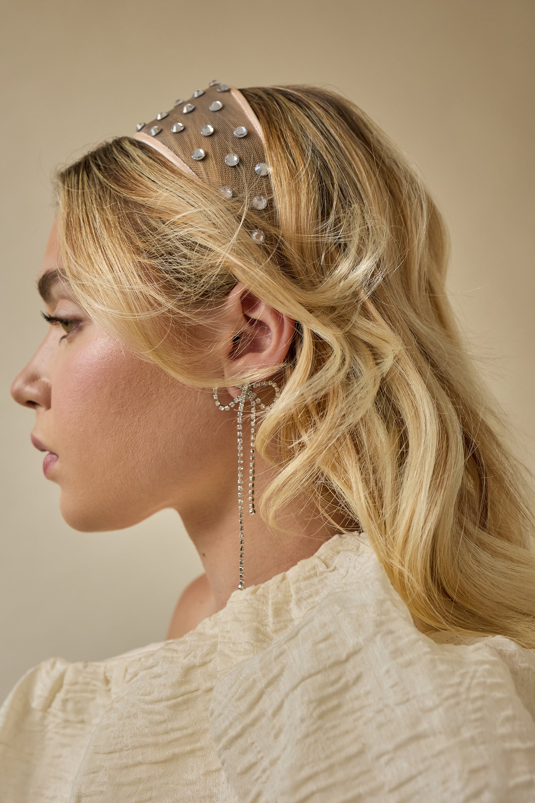 Giselle Crystal Headband for Women - Elegant Rhinestone Hair Accessories for Weddings, Parties & Special Occasions - Sparkling Hair Band for Bridal, Prom & Evening Events