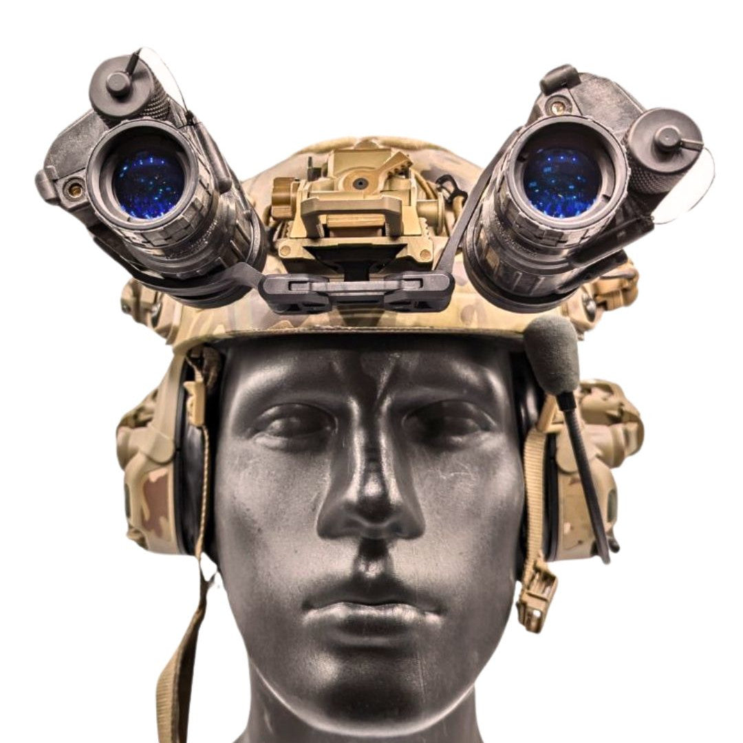 Noisefighters Panobridge M1 - Lightweight Dual NVG Mount for Dovetail Style Night Vision Goggles | Tactical, Military & Outdoor Use