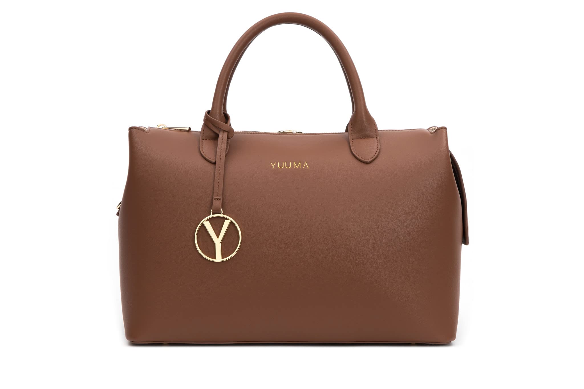 Zuri Vegan Leather Tote Bag - Convertible Crossbody Diaper Bag & Backpack - 7 Pockets for Organization - Modern Stylish Design - Perfect for Moms, Travel & Daily Use