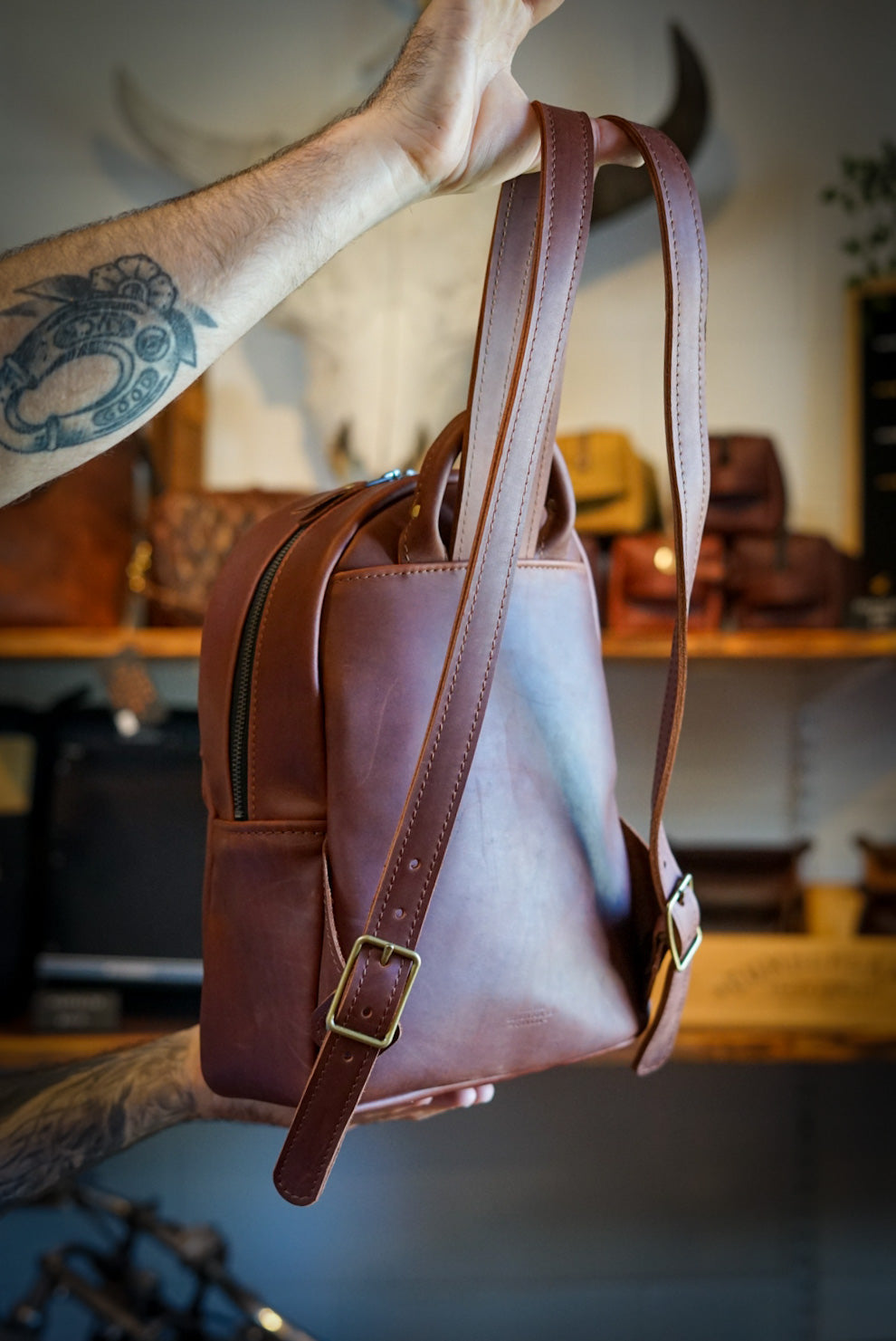 Mini Venture Backpack (Oro Logger Brown) - Lightweight Hiking Daypack for Outdoor Adventures, Travel & Camping - Durable Water-Resistant Material for Men & Women