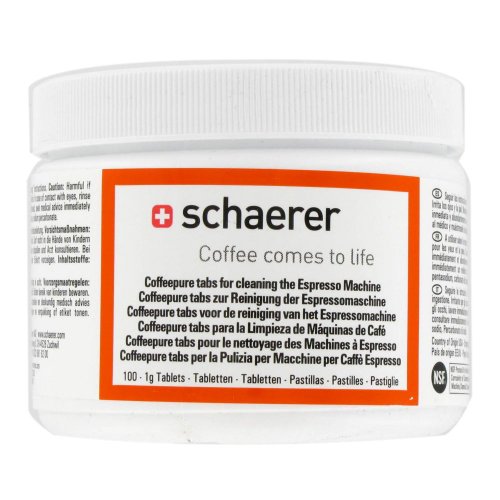 Schaerer Espresso Machine Cleaning Tablets - 6 Pack | Professional Coffee Maker Descaler & Cleaner | Removes Limescale & Coffee Residue | Perfect for Home & Commercial Espresso Machines