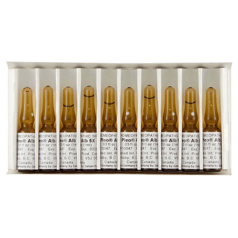Biomed Pleo Alb (Albicansan) 5x 10 Sips - Natural Immune Support Supplement for Candida Balance - Perfect for Daily Wellness Routine & Travel