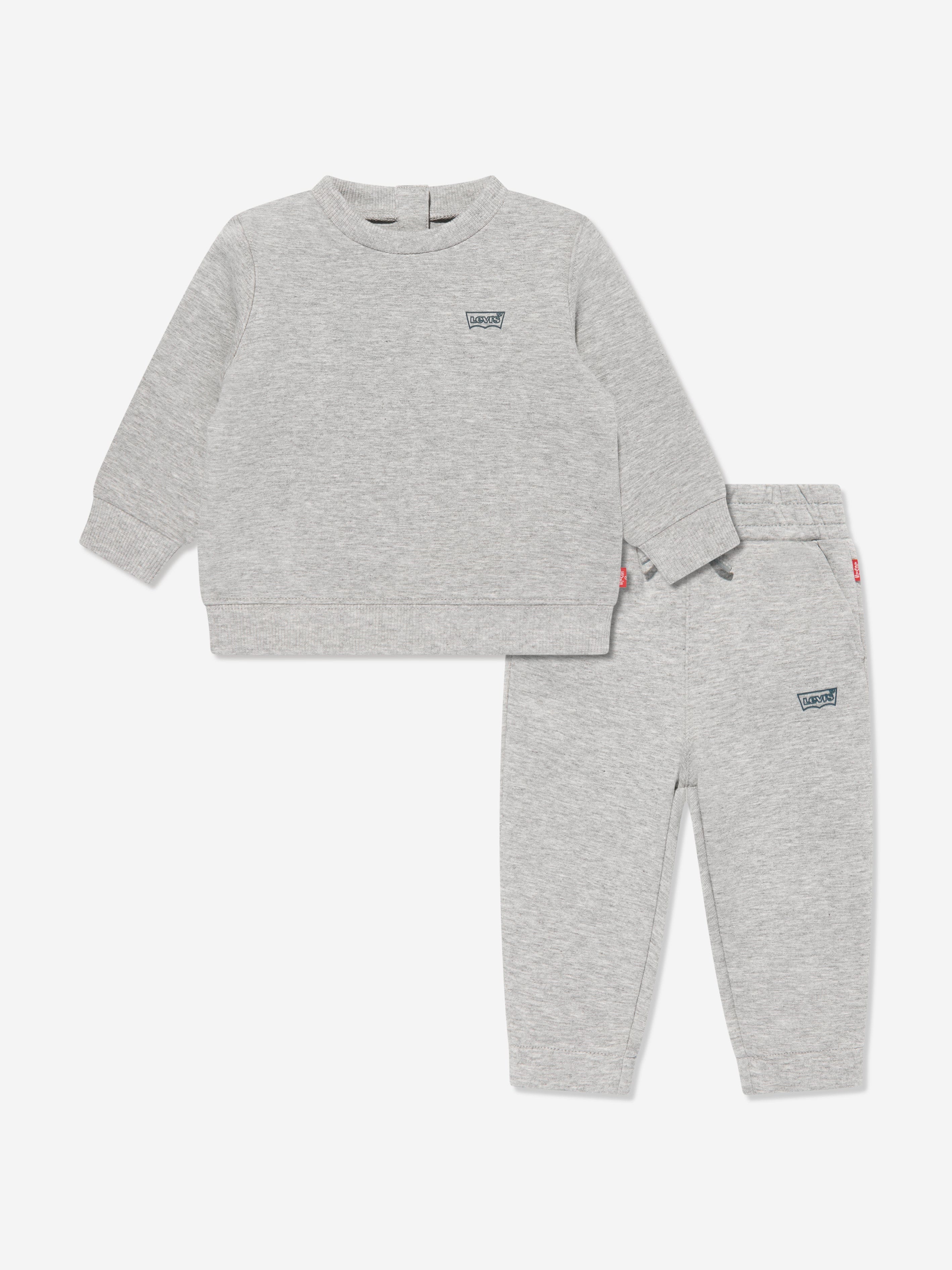 Baby Boys Batwing Tracksuit Grey - Soft & Comfortable Jogger Set for Toddlers - Perfect for Playtime, Outings & Casual Wear
