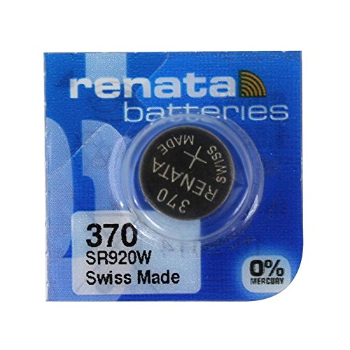 Renata Swiss Made 1.55V Watch Battery 370 SR920W - Premium Replacement Battery for Luxury Watches, Digital Cameras & Medical Devices