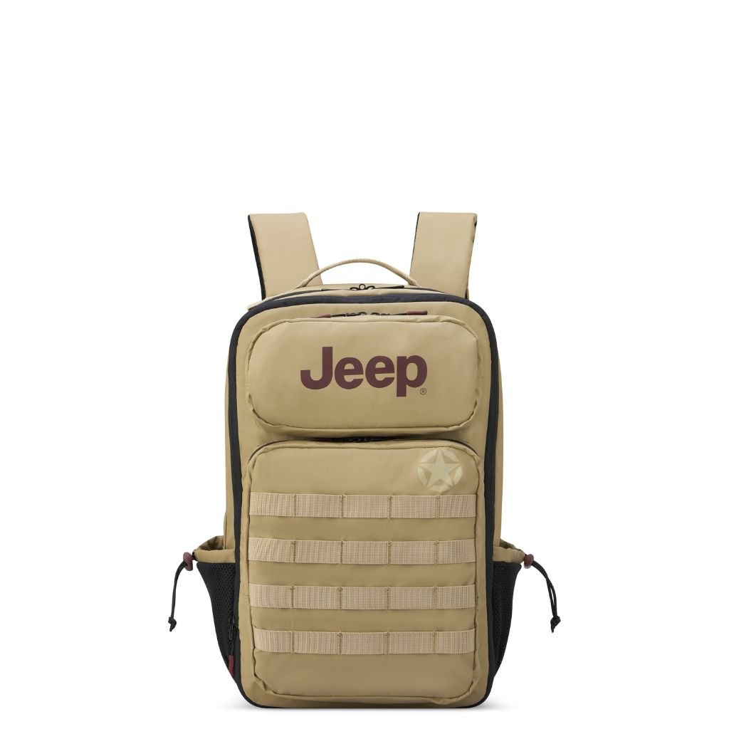 Jeep Tactical 15L Multi-Pocket Backpack for Hiking, Camping & Travel - Durable & Water-Resistant - Yellow