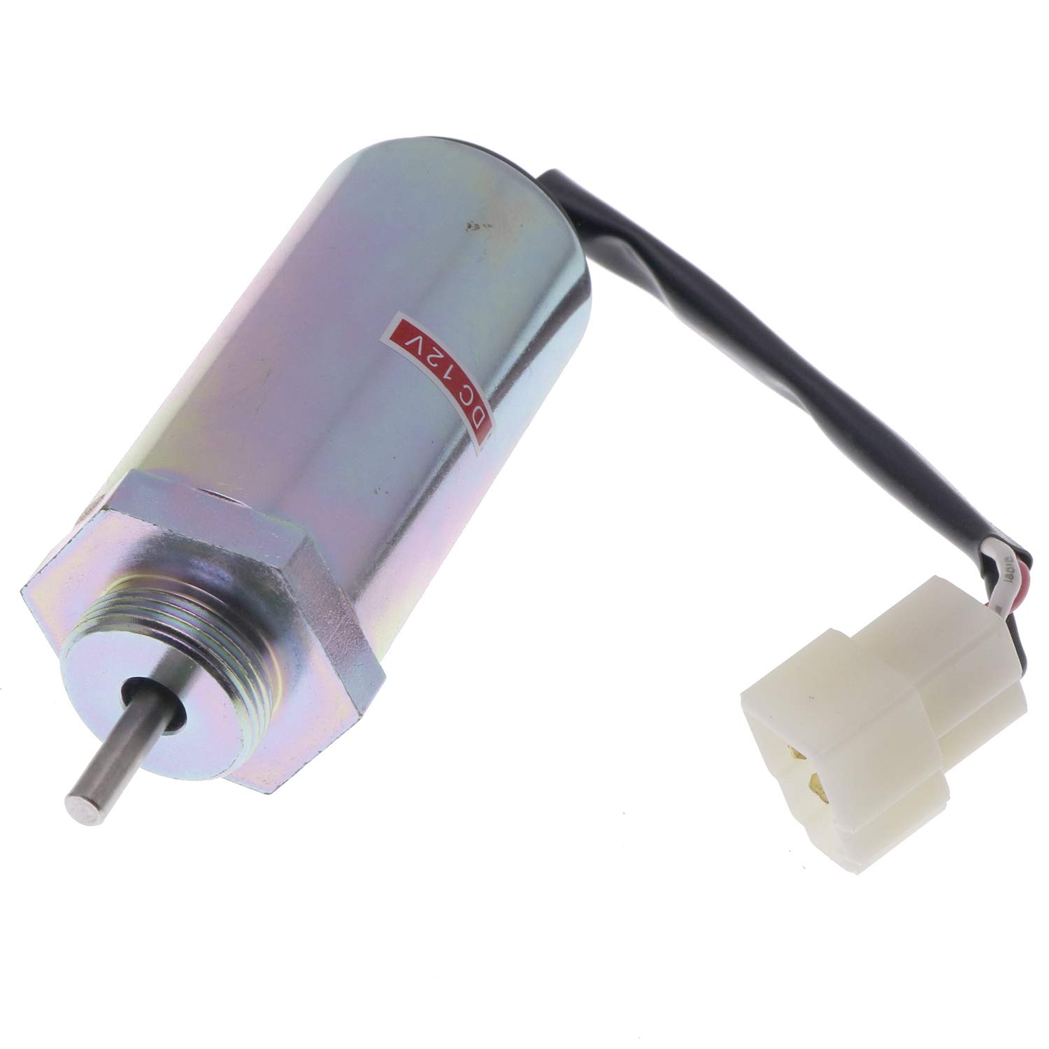 Hitachi Isuzu Engine 12V Solarhome MV1-70 Stop Solenoid 897183-0140 - Perfect for Diesel Engine Shutoff & Heavy Equipment Maintenance