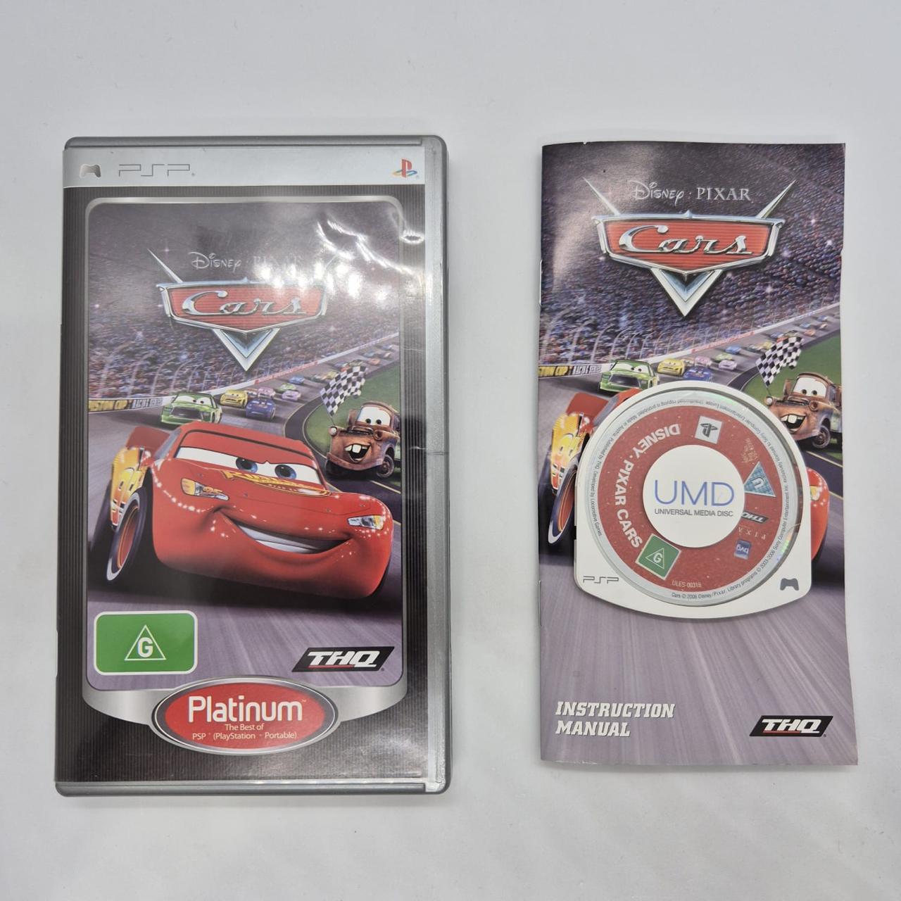 Disney Pixar Cars PSP Game for Playstation Portable - Complete with Manual | Fun Racing Adventure for Kids & Fans | Great Gift for Birthday & Holidays