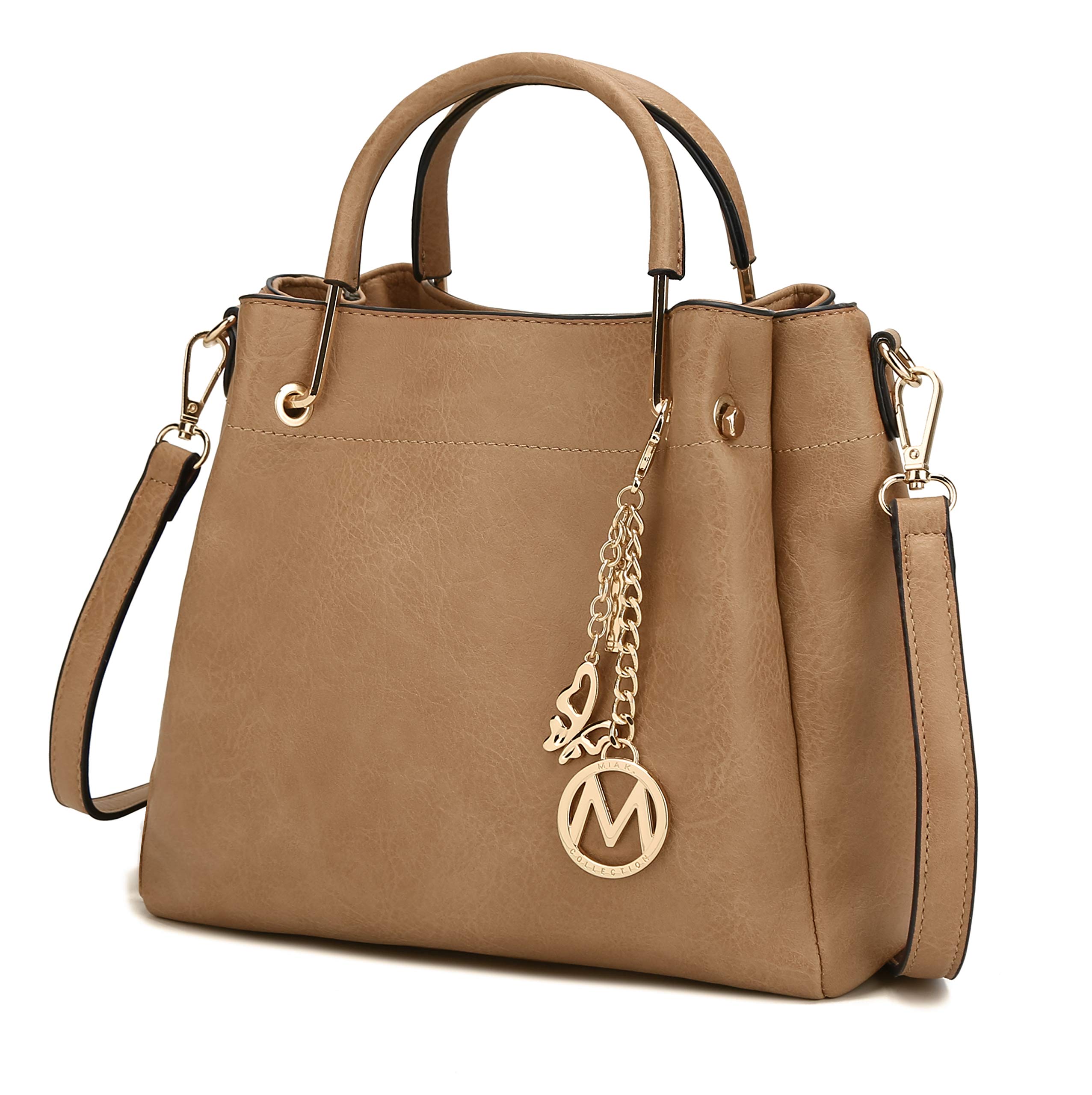 MKF Collection Women's Tote Bag with Top Handle & Crossbody Strap - Stylish Pocketbook Purse for Work, Travel & Everyday Use