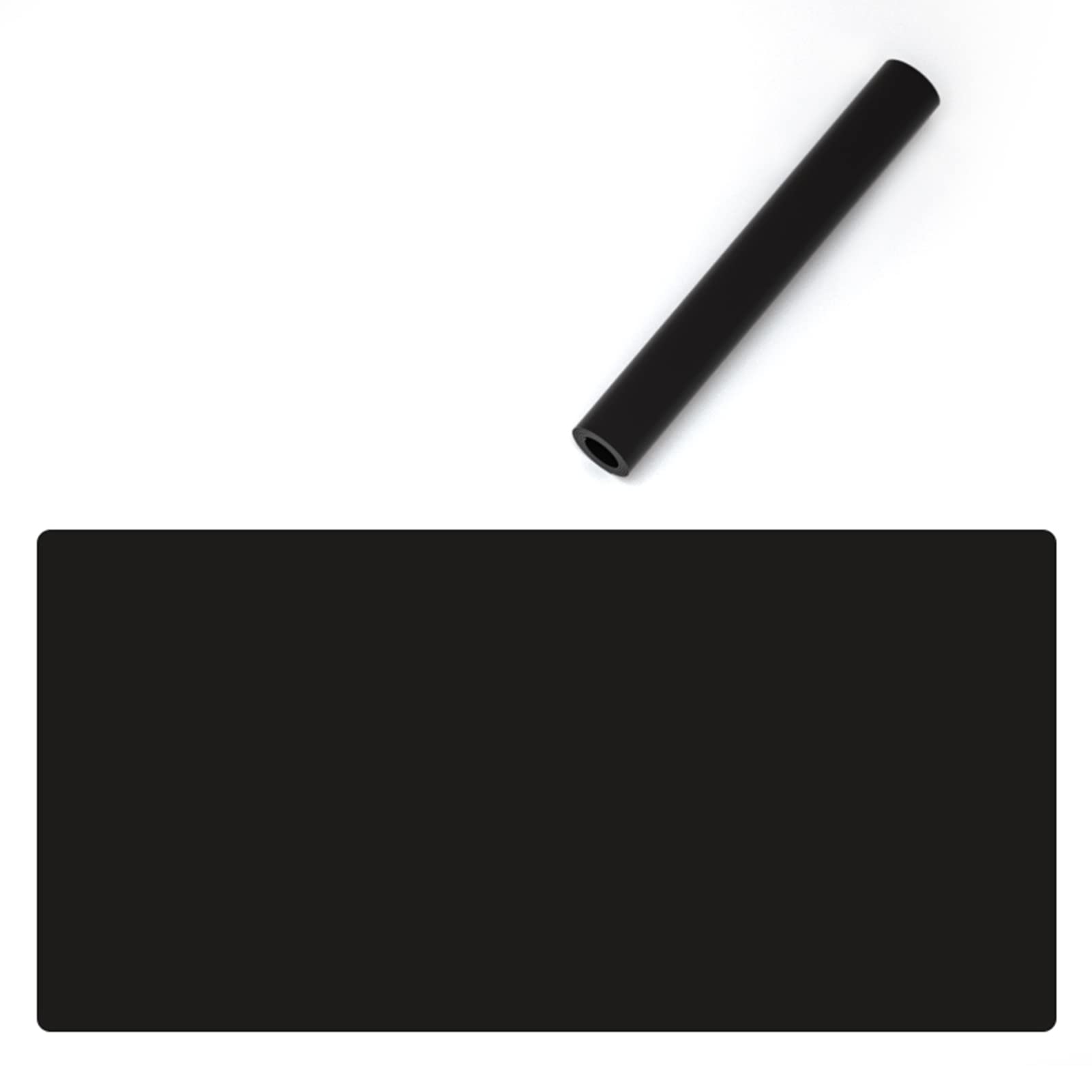 Waterproof PU Leather Desk Pad Protector - Extra Large 80x40cm Gaming Mouse Pad for Computer Keyboard & Mouse - Black Office Desk Mat for Work & Gaming