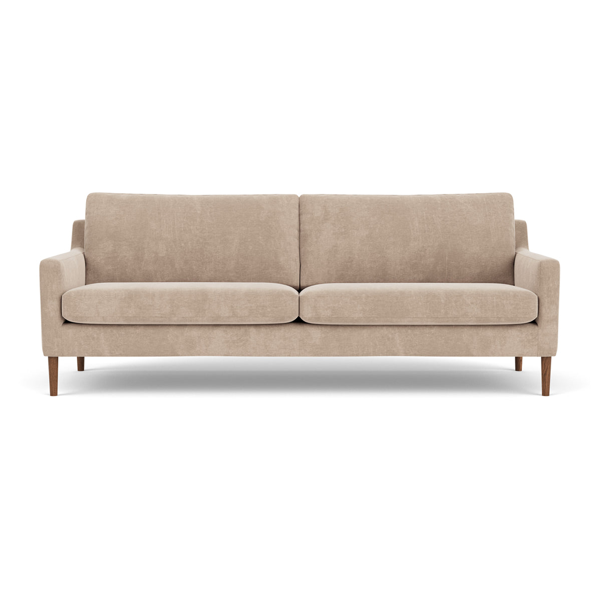 Astha Fabric 3-Seater Sofa - Modern Living Room Furniture for Small Spaces | Comfortable Couch for Apartments, Dorm Rooms & Cozy Homes