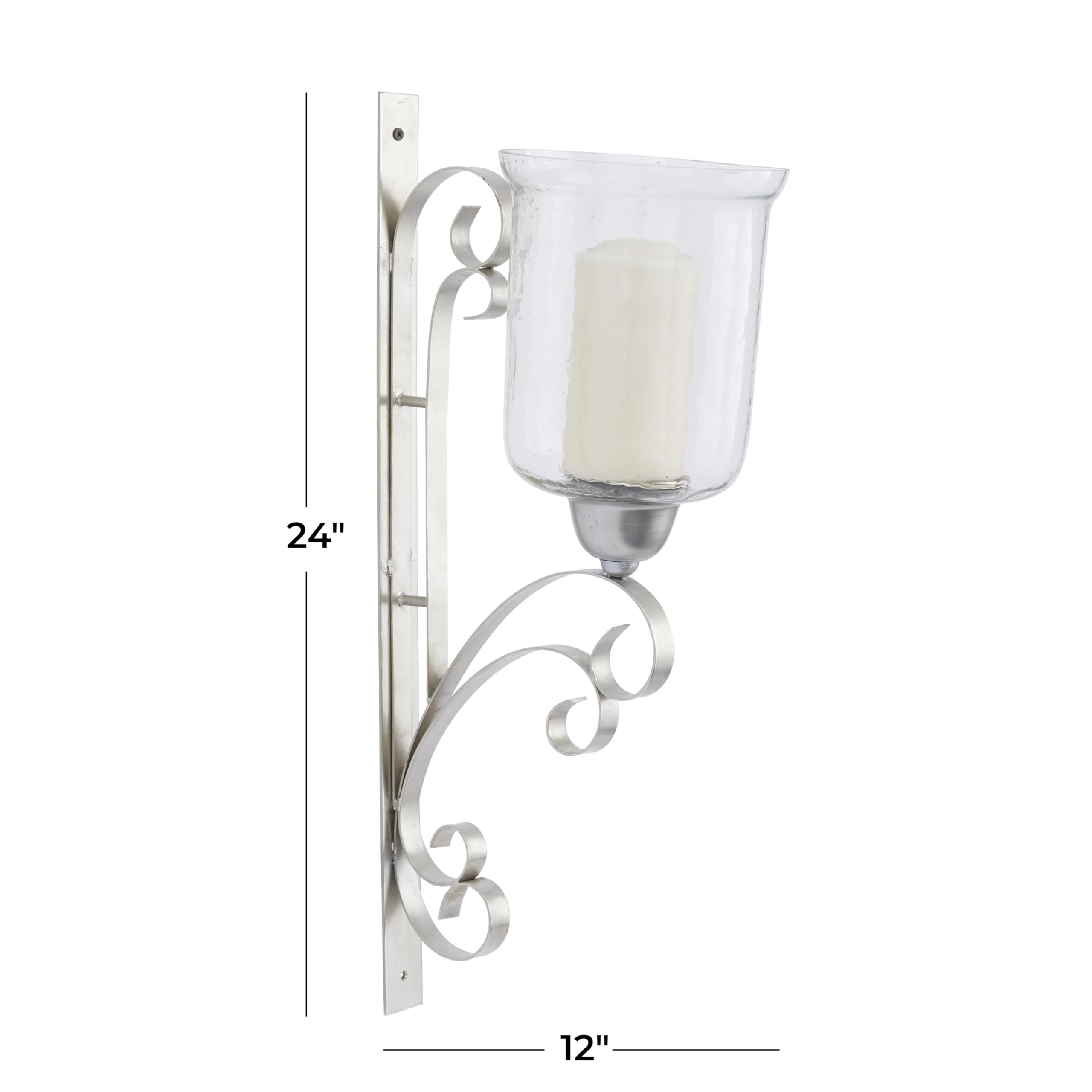 Deco 79 Modern Metal Wall Sconce - 7