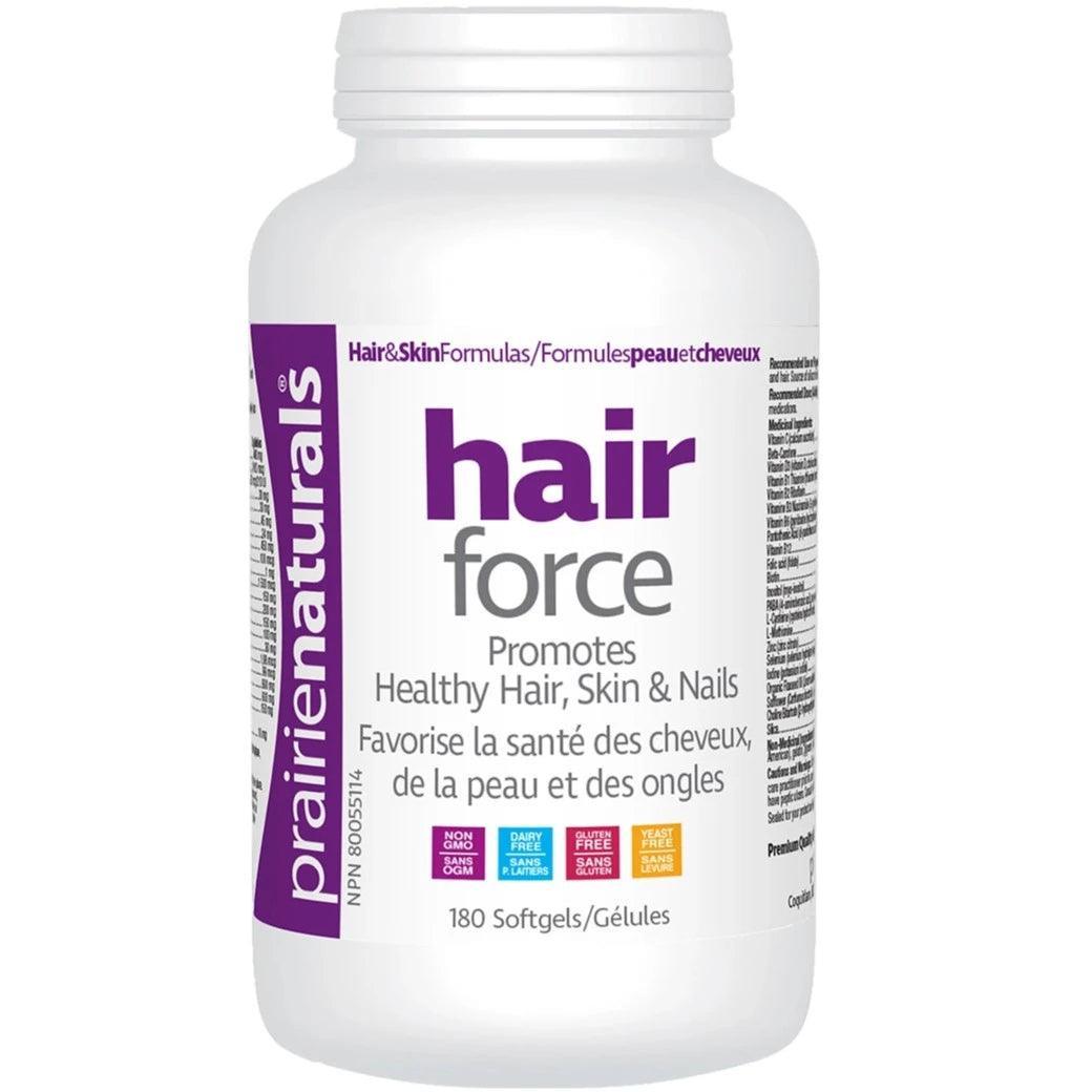 Hair Force 180 Softgels - Premium Hair Growth Supplement with Biotin & Collagen for Stronger, Healthier Hair - Supports Hair Thickness & Shine (60-Day Supply) - Perfect for Men & Women Seeking Fuller Hair at Home or On-The-Go