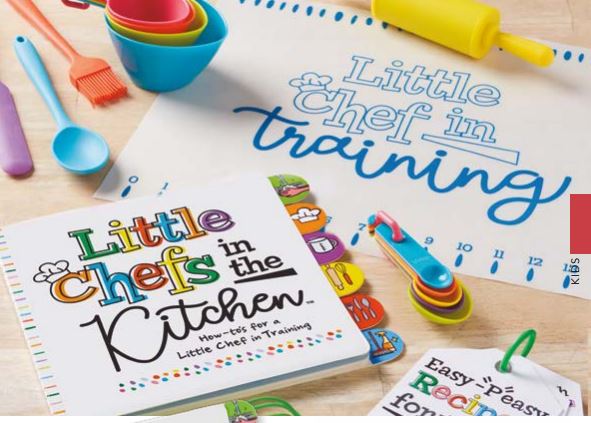 Little Chef RecipeTab Board - Kids Cooking Set for Beginners - Perfect for Home Kitchen & Pretend Play