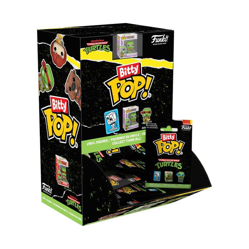 Bitty Pop! Teenage Mutant Ninja Turtles Blind Box Collectible Figures - Mystery TMNT Mini Vinyl Toys for Kids & Collectors - Perfect for Birthday Gifts, Party Favors & Display Collections
